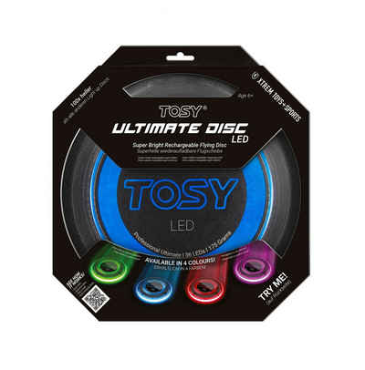 XTREM toys & sports Wurfscheibe TOSY Ultimate Disc LED, leuchtet bei Bewegung
