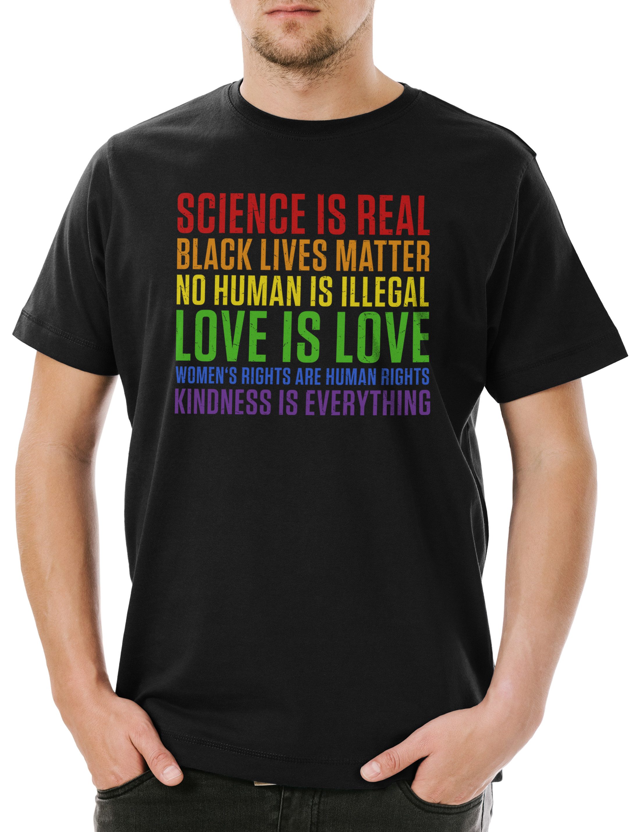 Urban Backwoods Print-Shirt Rainbow Sayings Herren günstig online kaufen