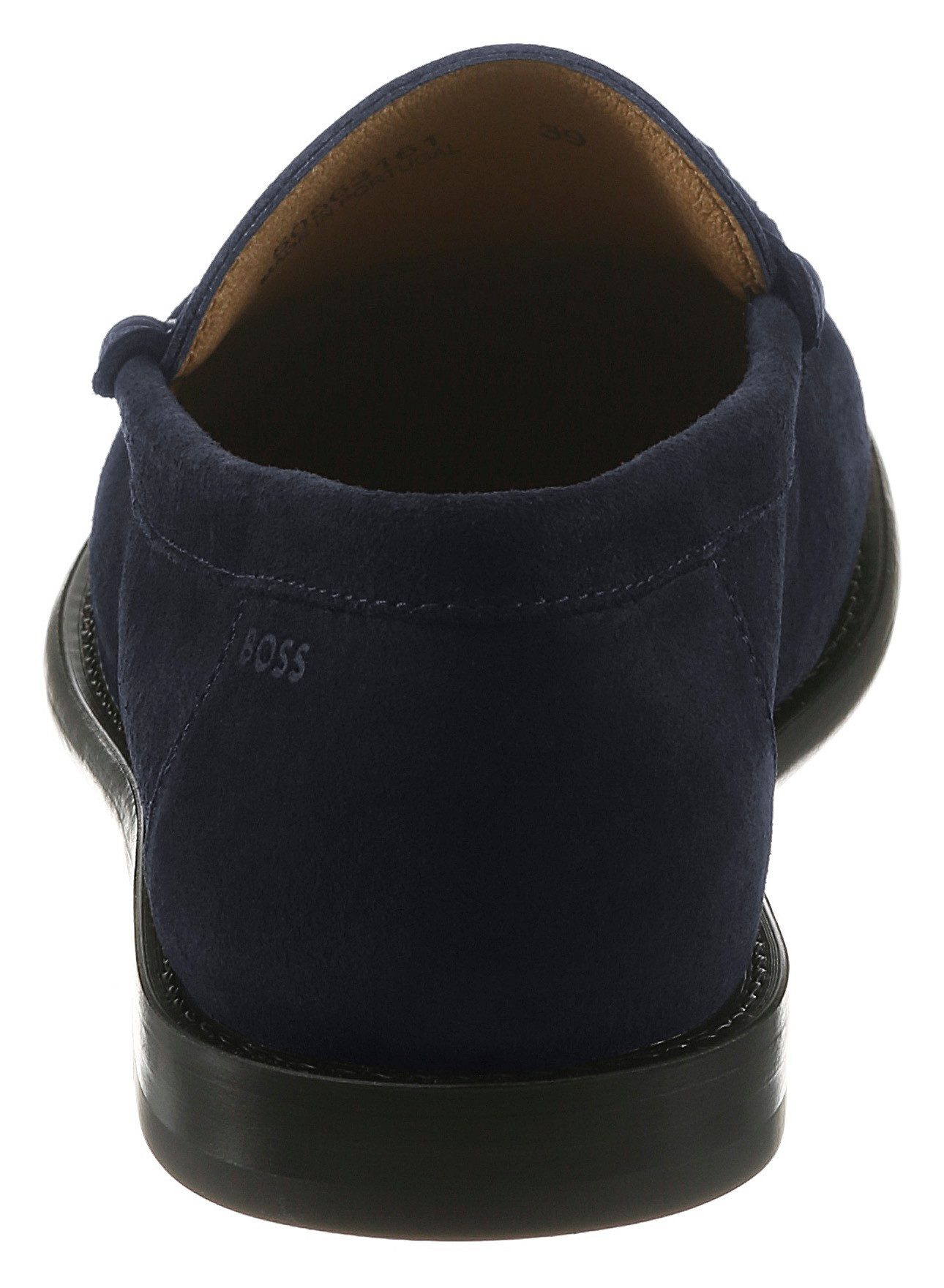 BOSS Tevan_Mocc Slipper Loafer, Mokassin, Schlupfschuh in eleganter Optik