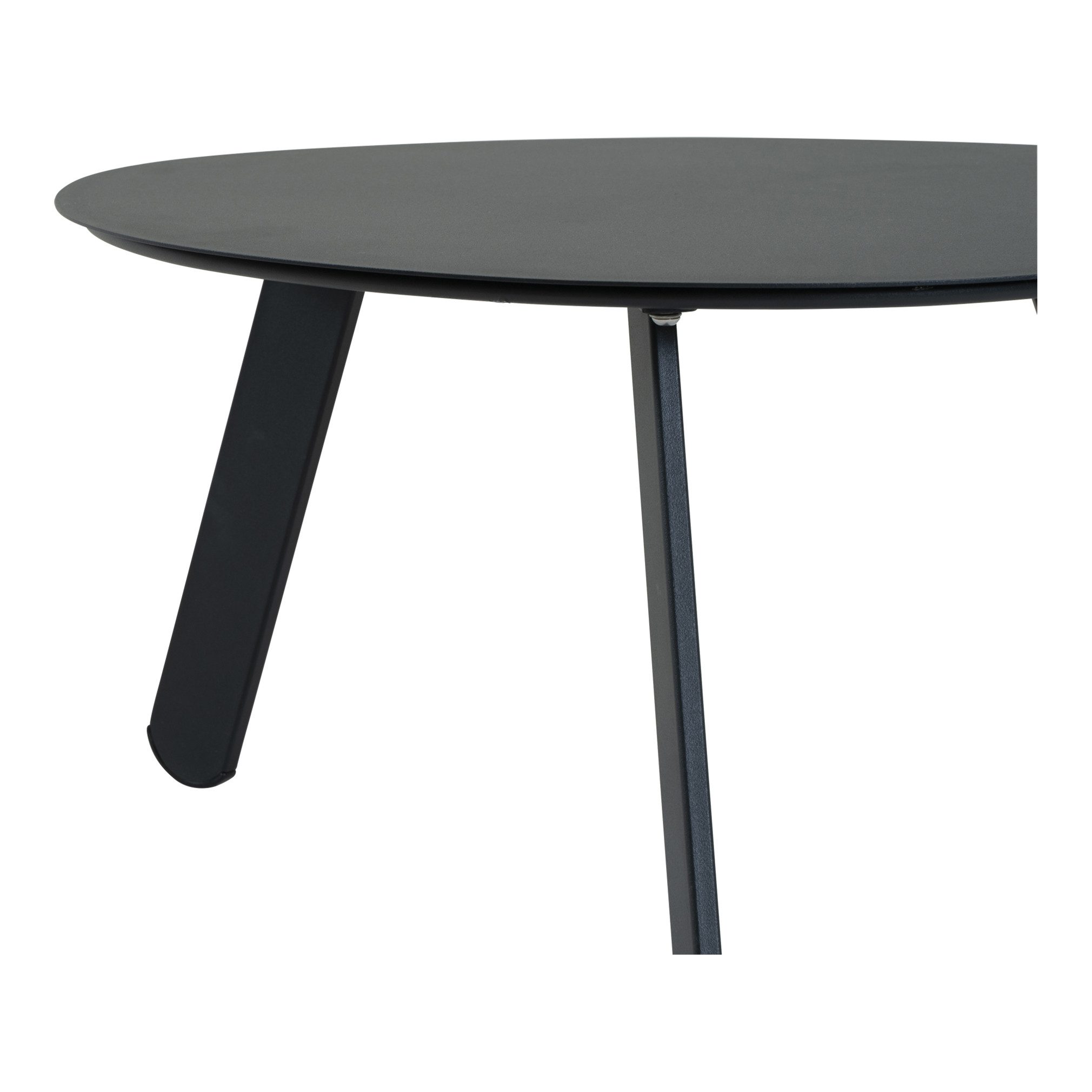 habeig Gartentisch Ovaler Beistelltisch aus Stahl, 74x60x36cm, Belastbar bis 25kg, aus Metall