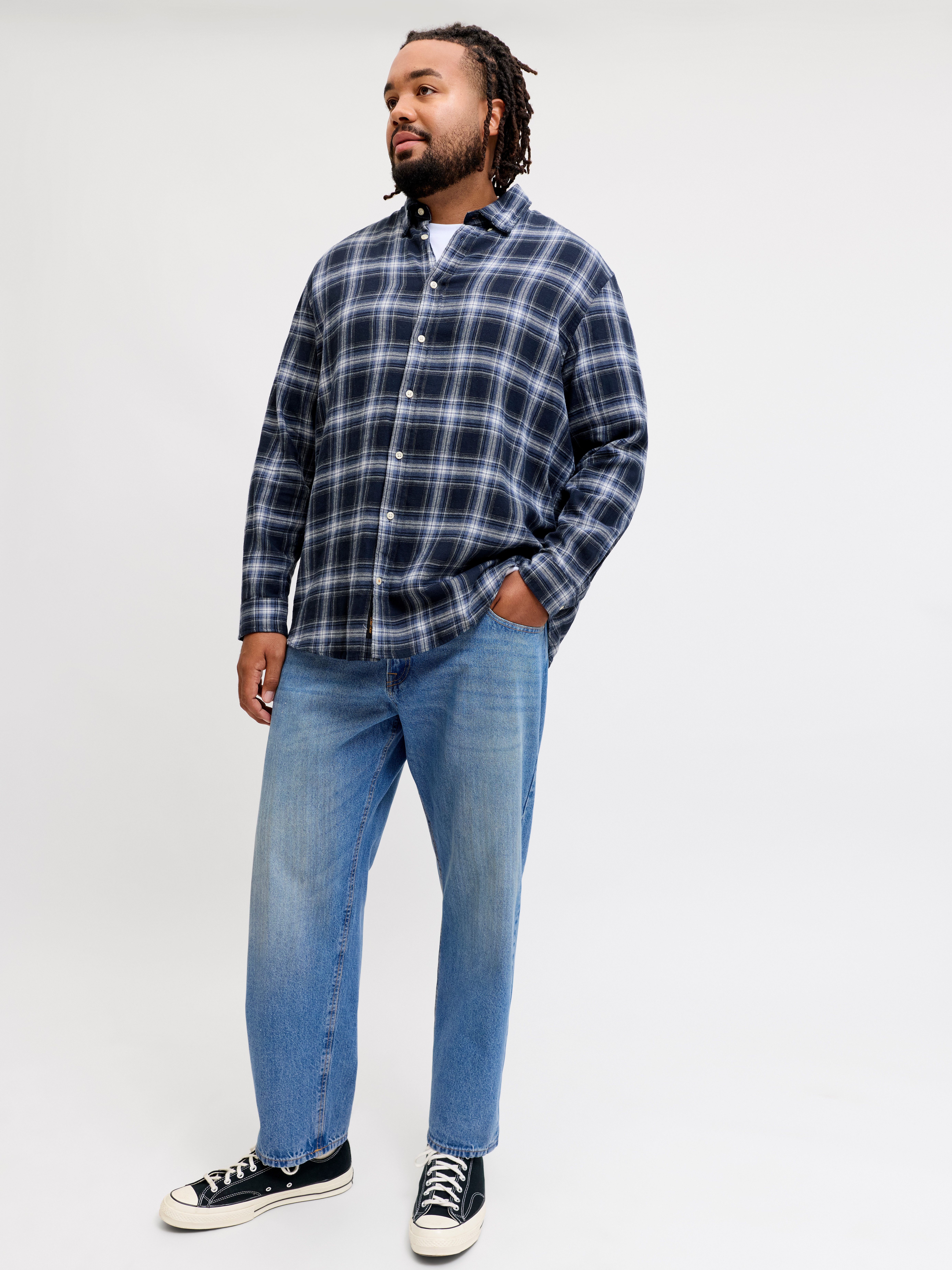 Jack & Jones PlusSize Relax-fit-Jeans JJICHRIS JJORIGINAL AT 044 SN PLS Baumwolle, relaxed fit – Bild 3 von 5