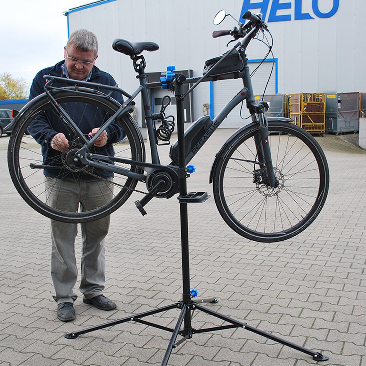 Reparaturständer HELO24 E-Bike Fahrrad-Montageständer
