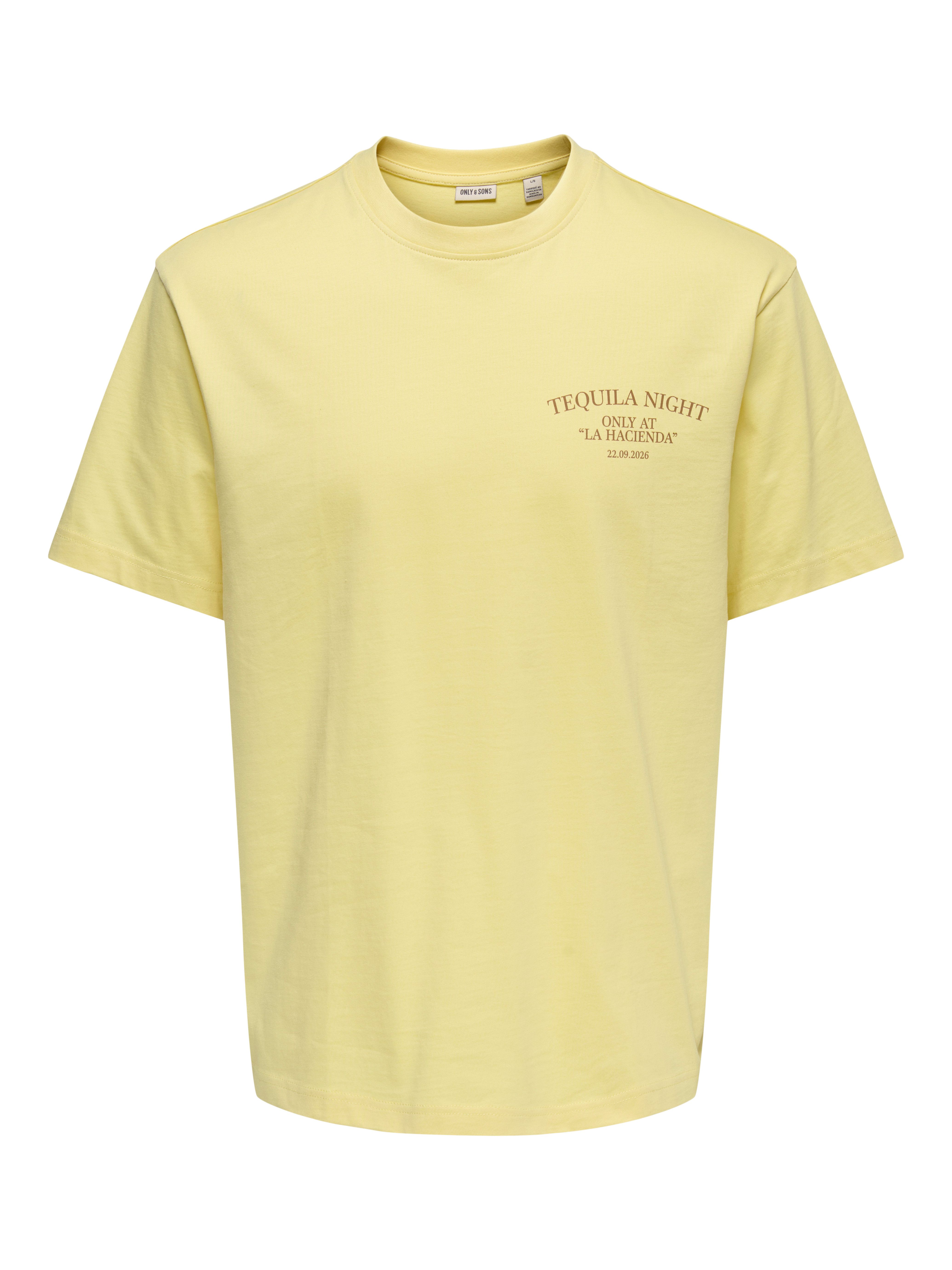 ONLY & SONS T-Shirt ONSFRED LIFE RLX SS PRINT TEE NOOS Baumwolle, relaxed f günstig online kaufen