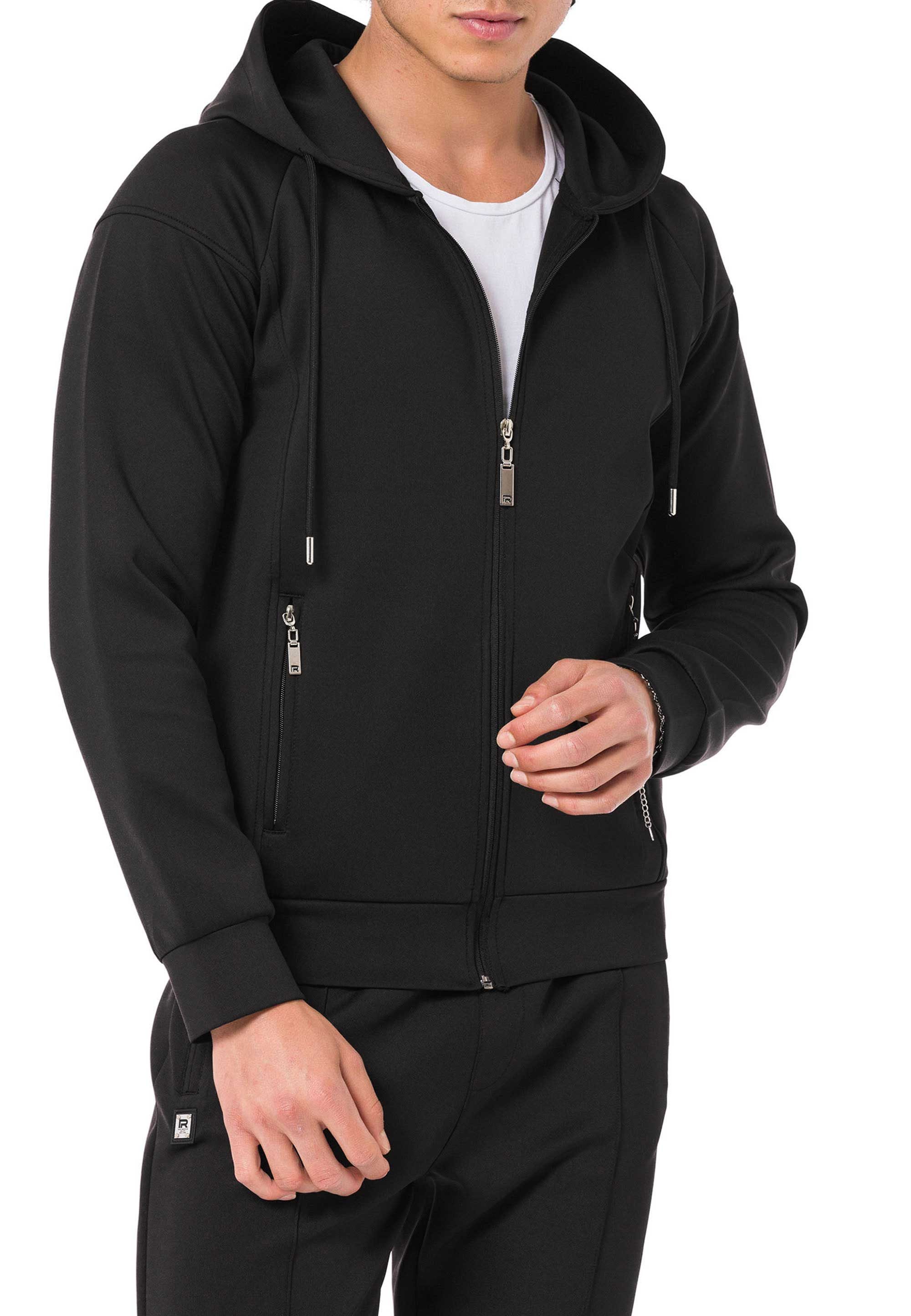 RedBridge Kapuzensweatjacke Herren Pullover Kapuzenpullover mit Reißverschl günstig online kaufen