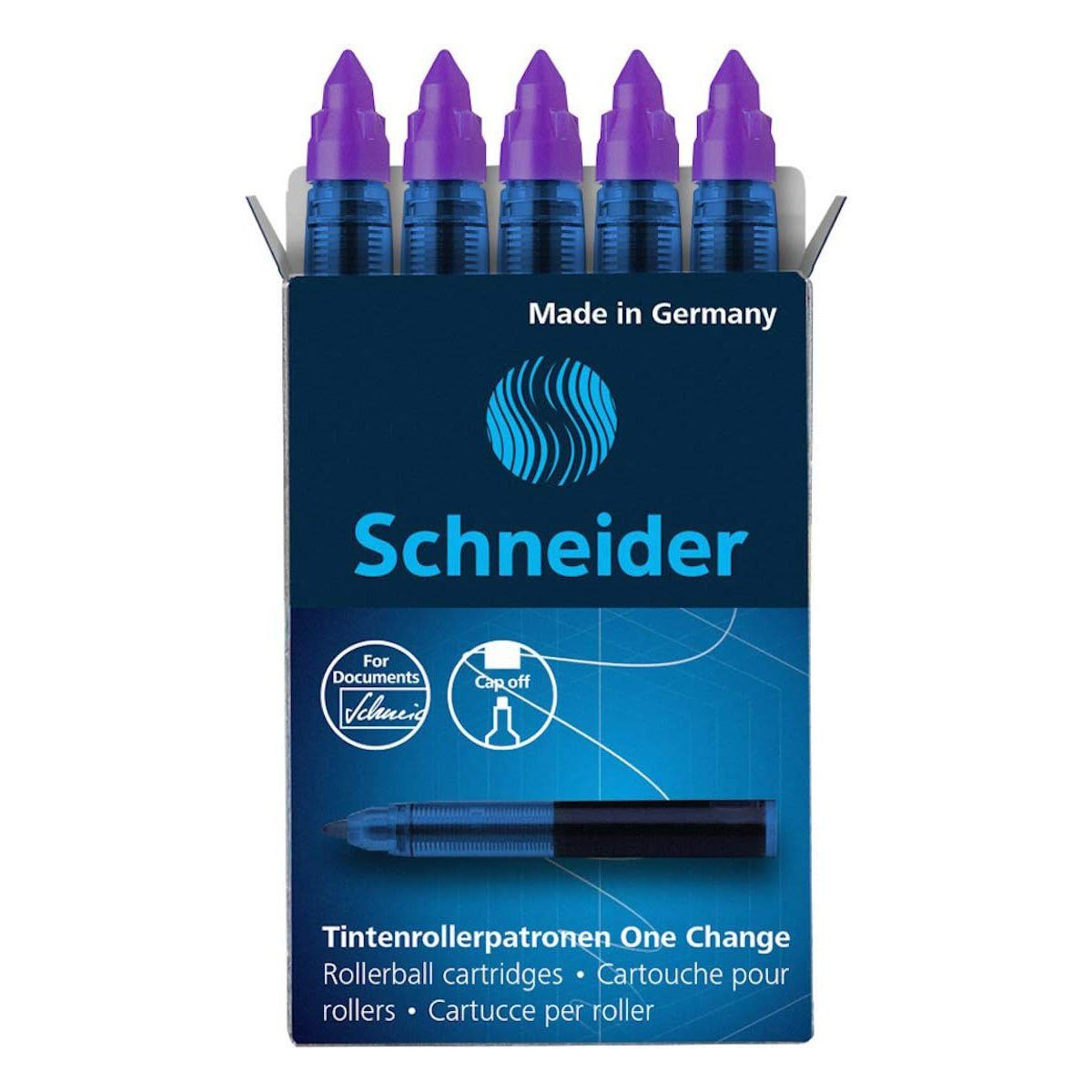 SCHNEIDER Tintenroller Rollerpatrone One Change lila