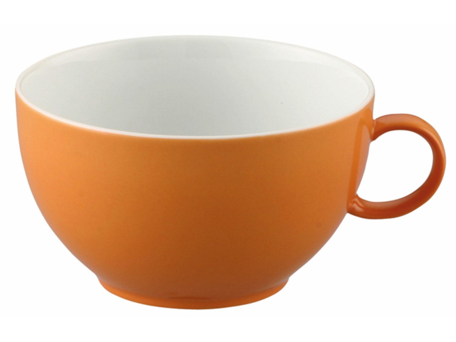 Thomas Porzellan Tasse Sunny Day Orange Cappuccino-Obertasse 0,38 l, Porzellan, Tassen