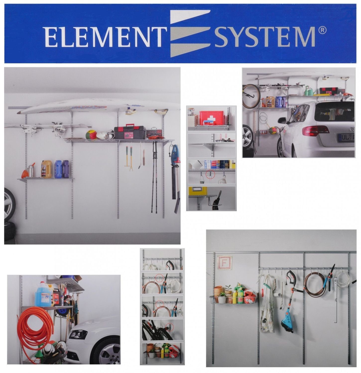 DIY Element System Regal Regalsystem Modular Storage Basic + Storag 1 Kit Garage für Set + Plus