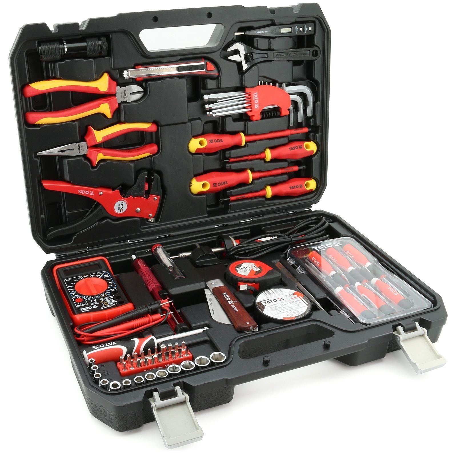 Yato Gartenpumpe Werkzeug-Set für Elektriker 68-teilig YT-39009