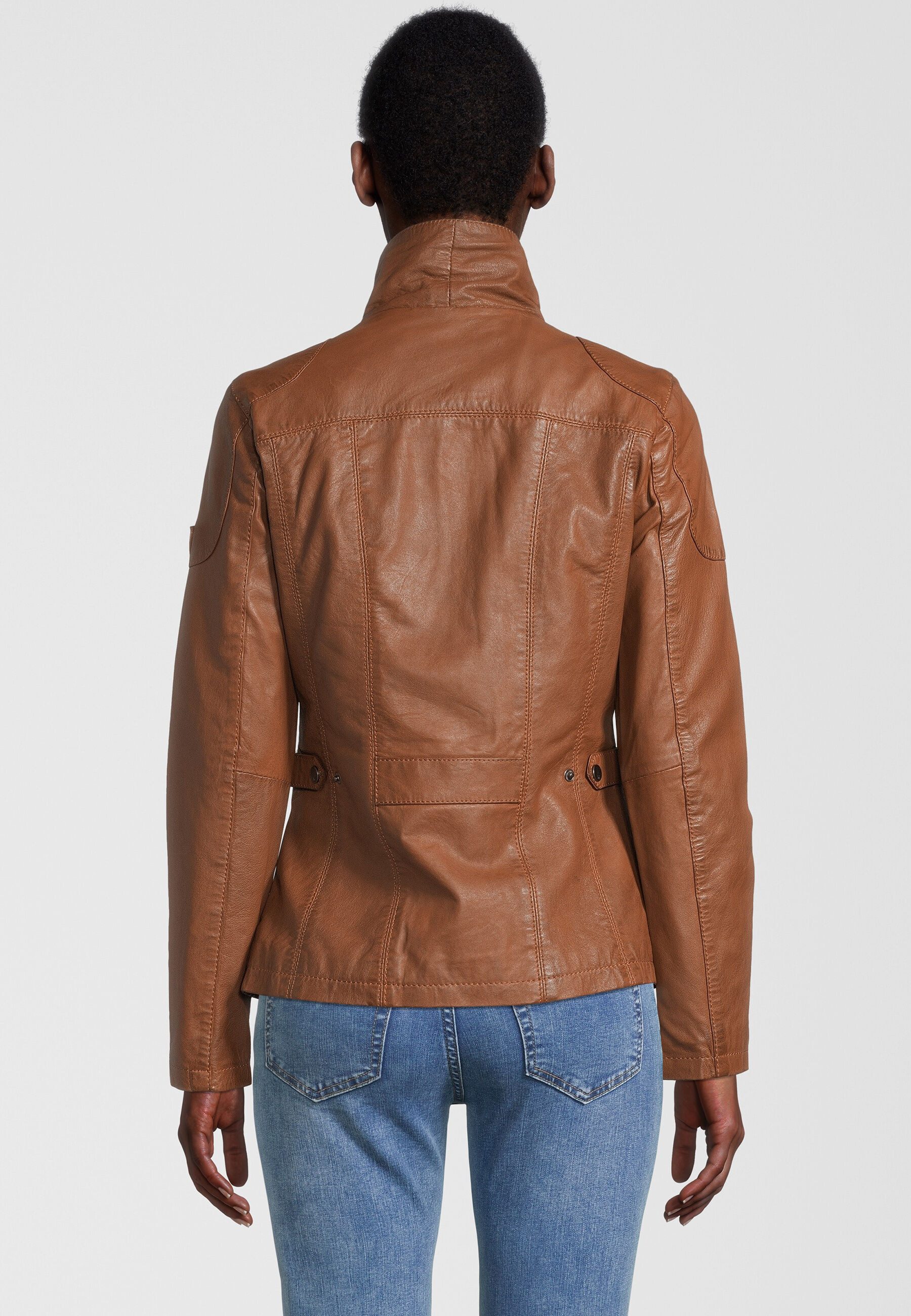 H.I.S Lederjacke SCARLET (1-St) mit seitlicher Schnalle zum Verstellen der Taillenweite – Bild 3 von 5