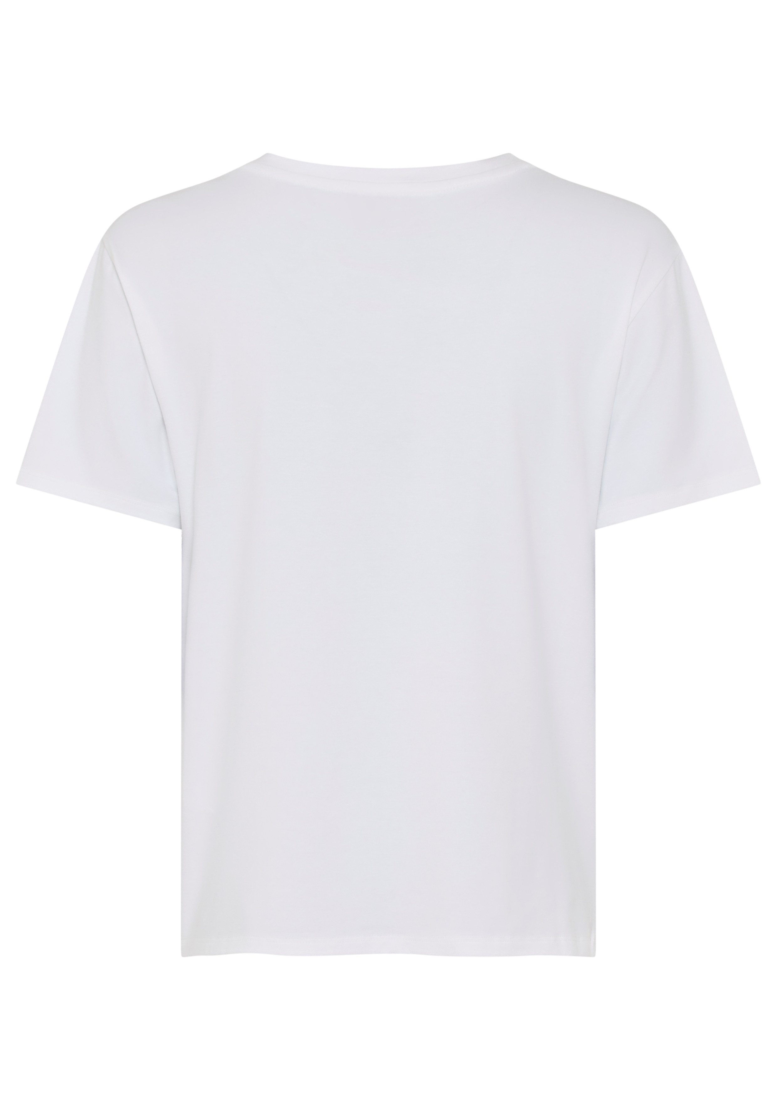 HUGO Pyjamaoberteil aus Stretch-Jersey mit Logo-Artwork, Rundhals, regular fit – Bild 5 von 5