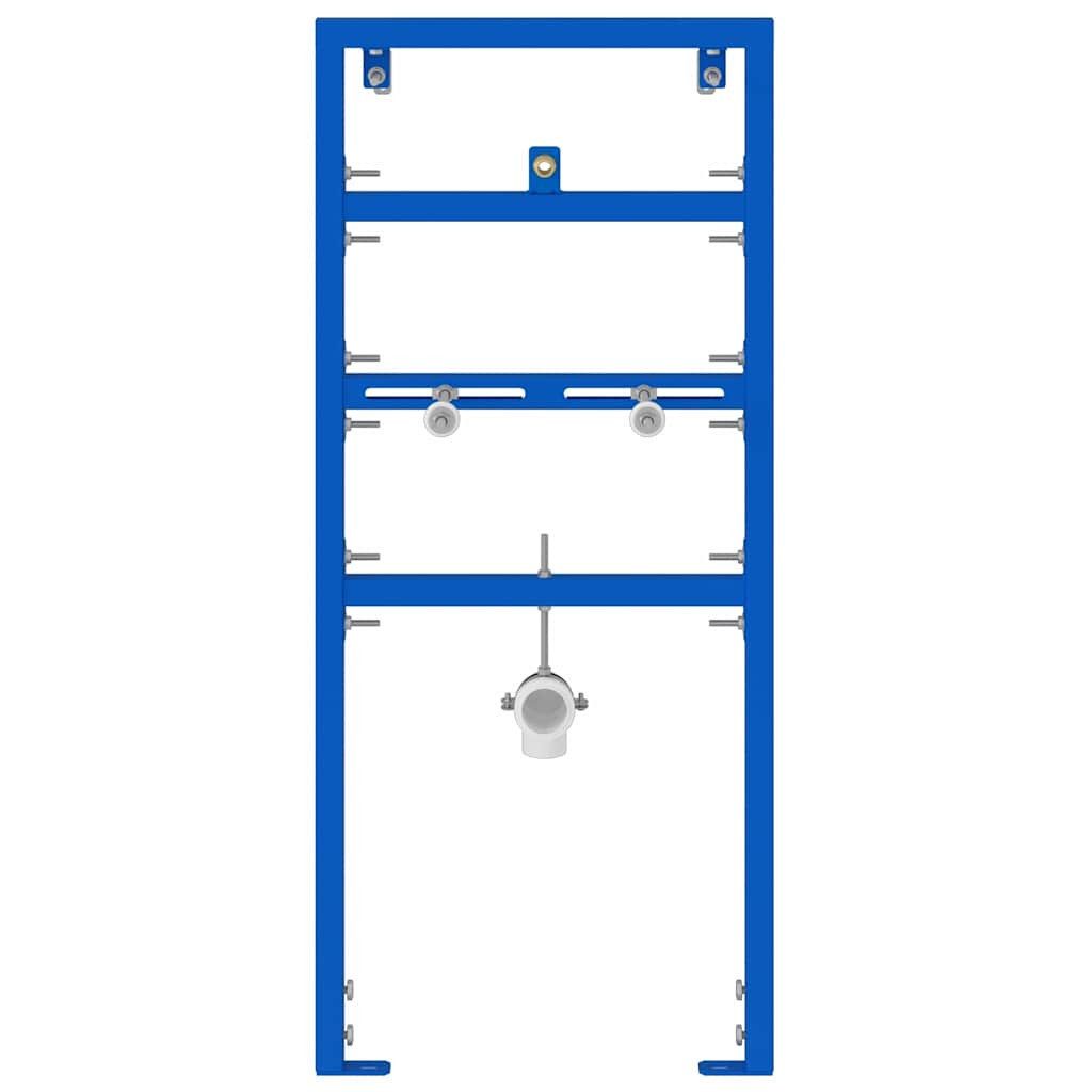 vidaXL Duschkorb Wandhalterung für Urinalsystem Blau 50 x 3 x 112 cm (1 St)