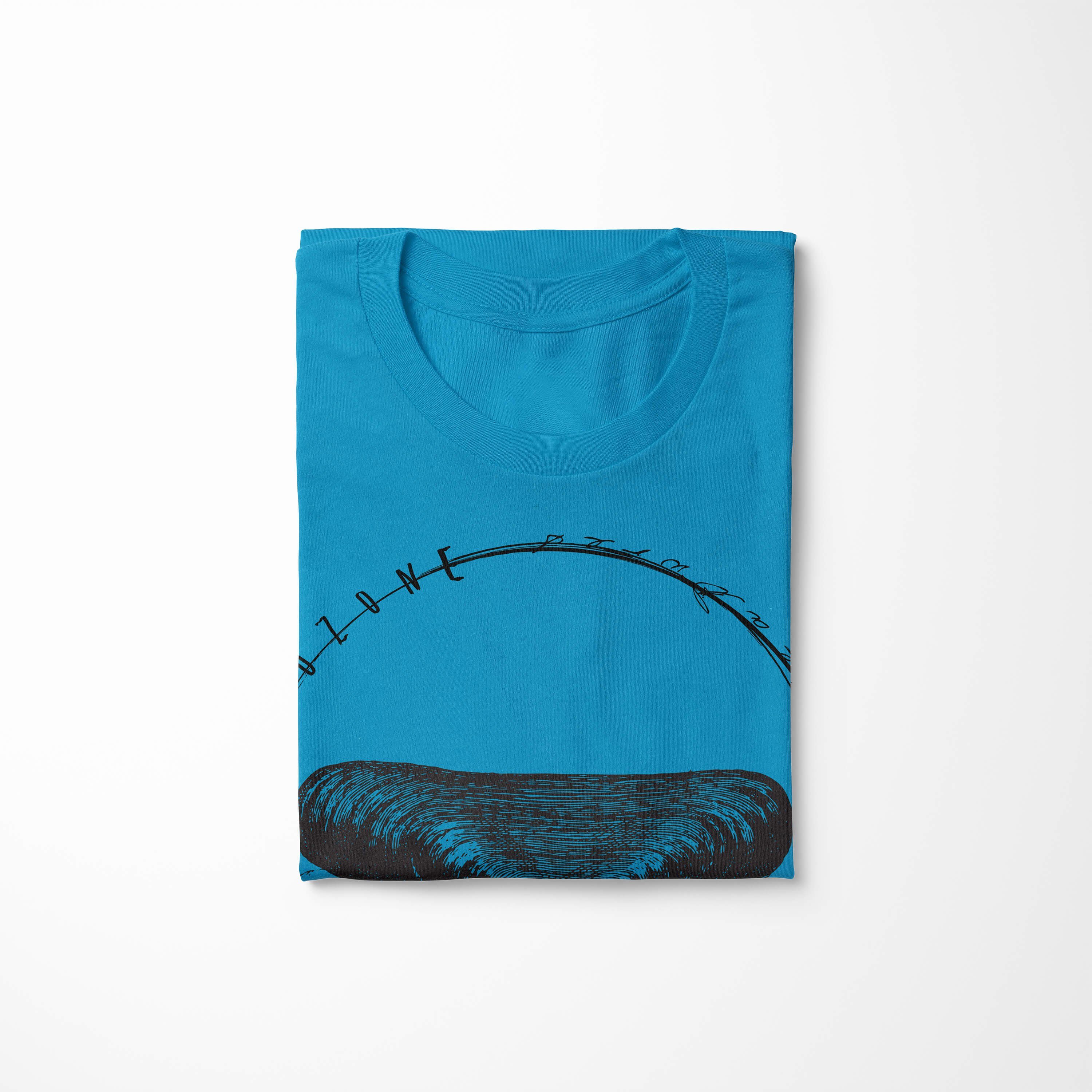 Sea / feine Tiefsee Struktur Schnitt T-Shirt T-Shirt Fische sportlicher Sea Serie: Sinus Atoll 047 Creatures, und Art -