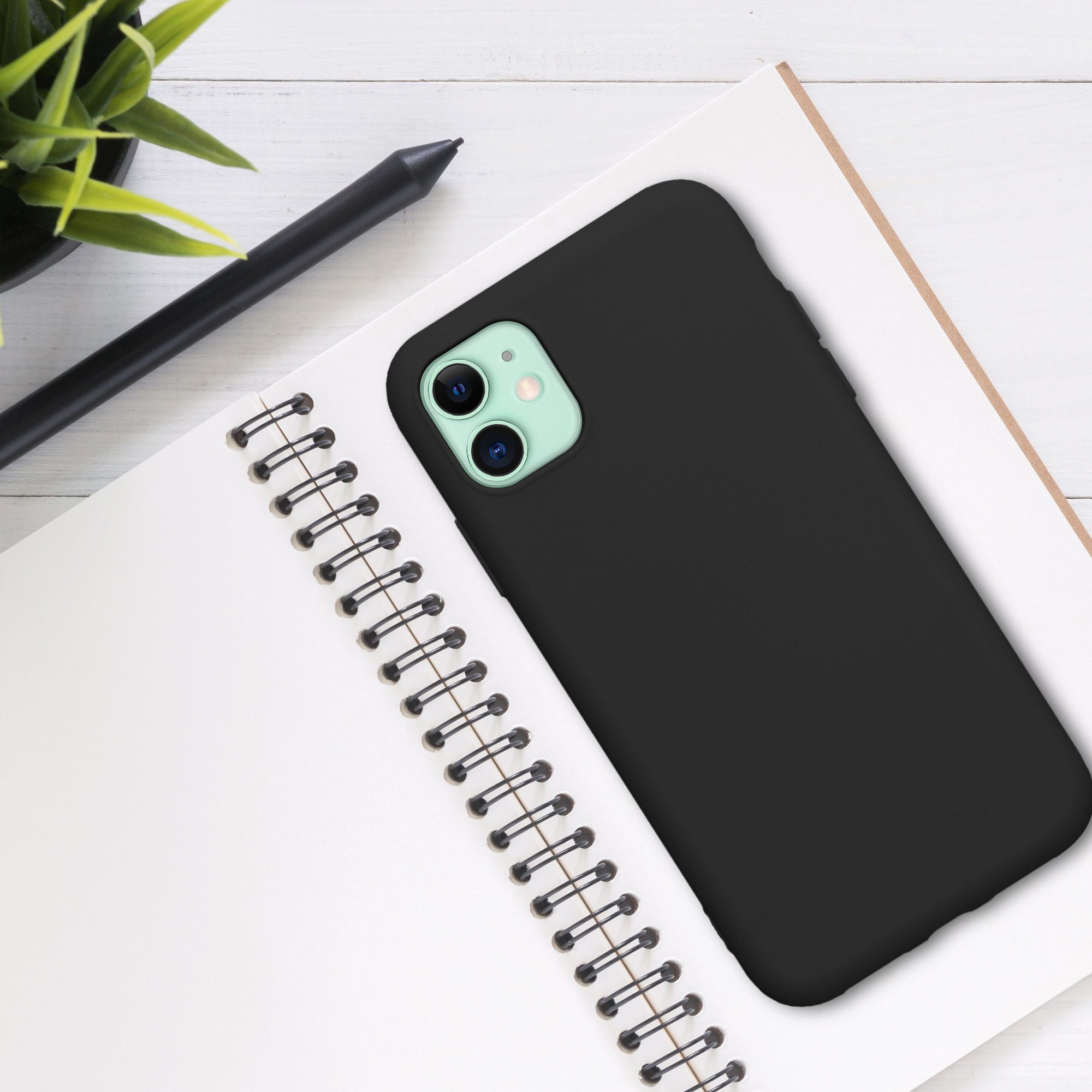 kwmobile Handyhülle Slim Case für Apple iPhone 11, Hülle Silikon Handy - Handyhülle gummiert