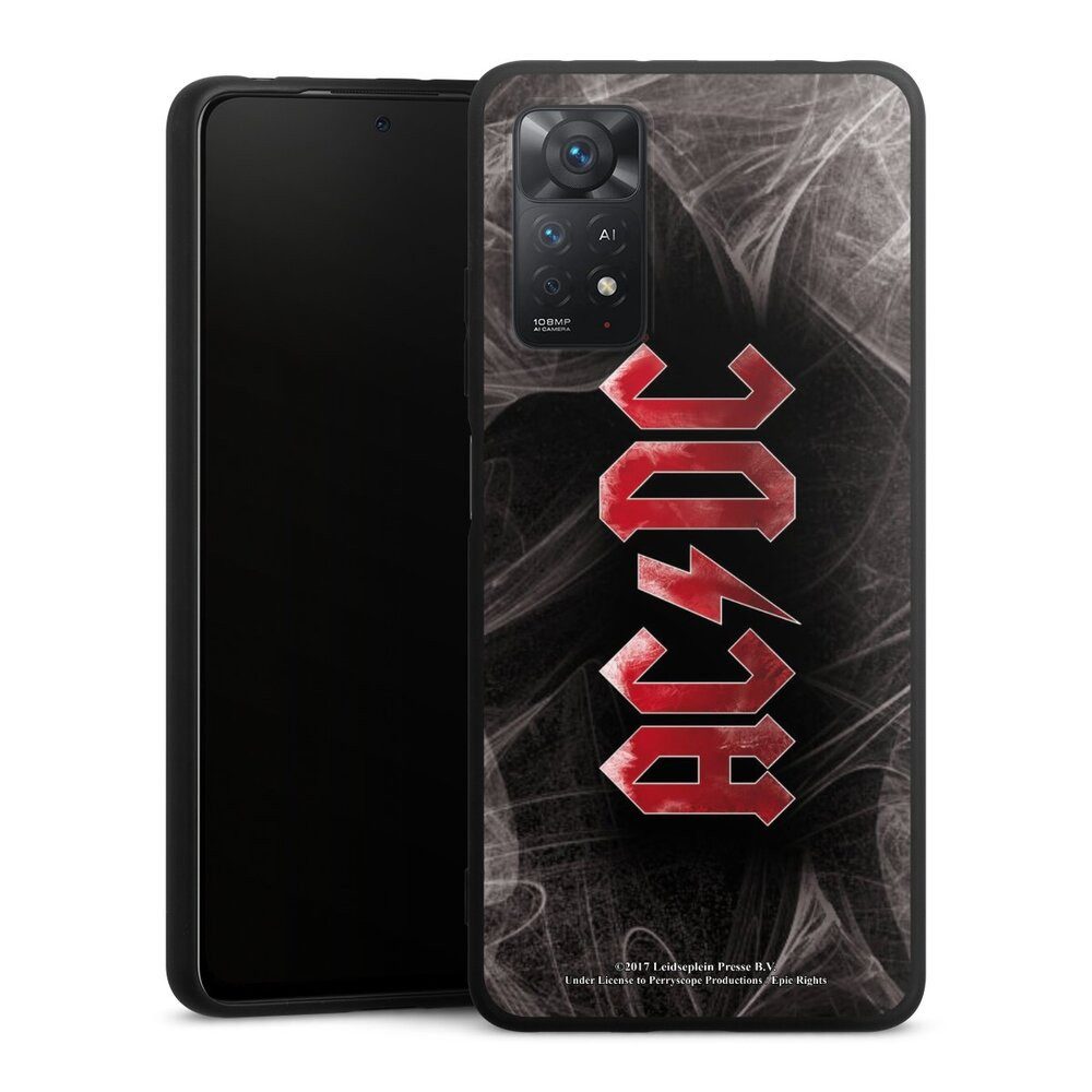 DeinDesign Handyhülle ACDC Logo Fanartikel ACDC White Dust, Xiaomi Redmi Note 11 Pro 5G Silikon Hülle Premium Case