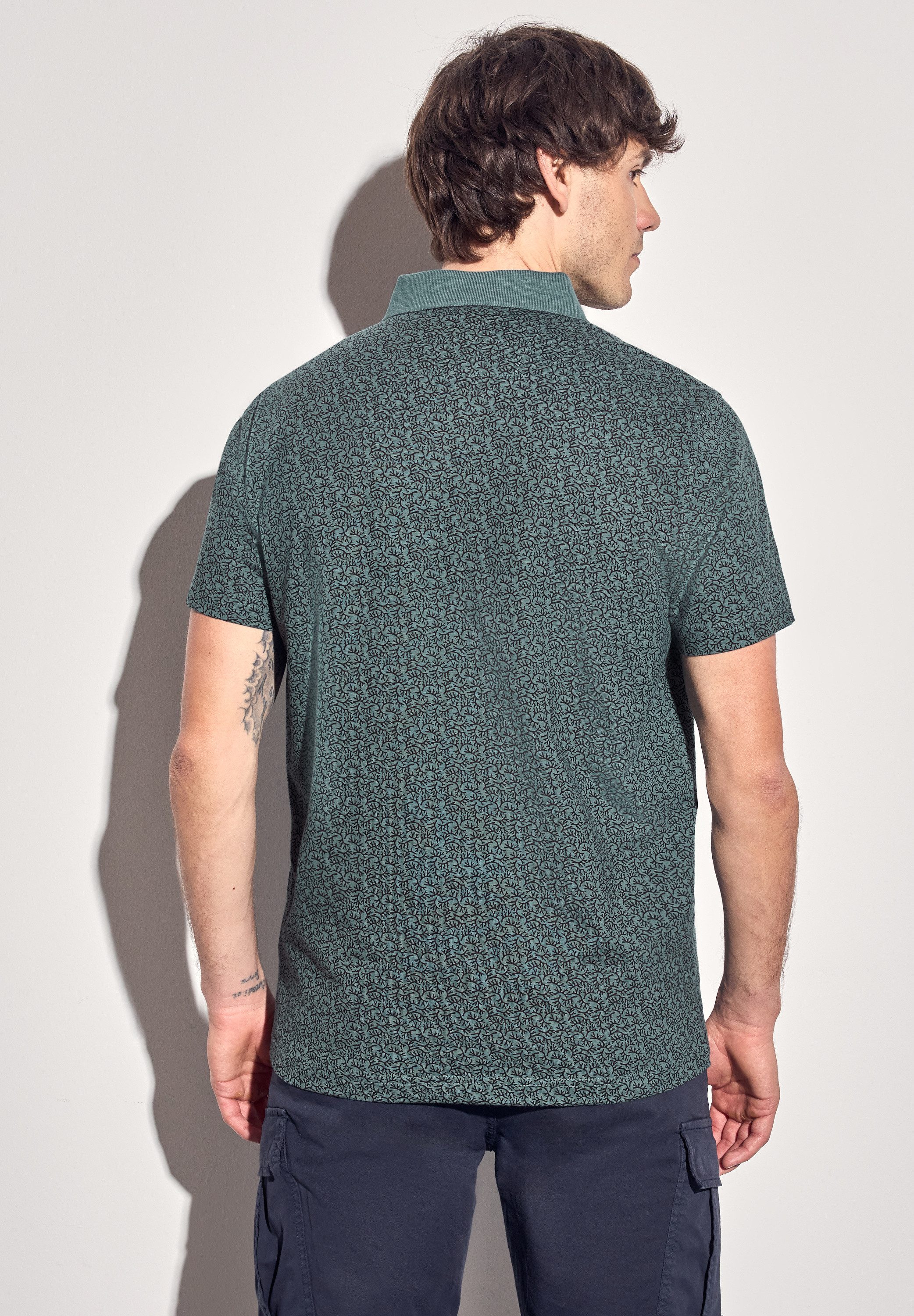 STREET ONE MEN Poloshirt aus reiner günstig online kaufen