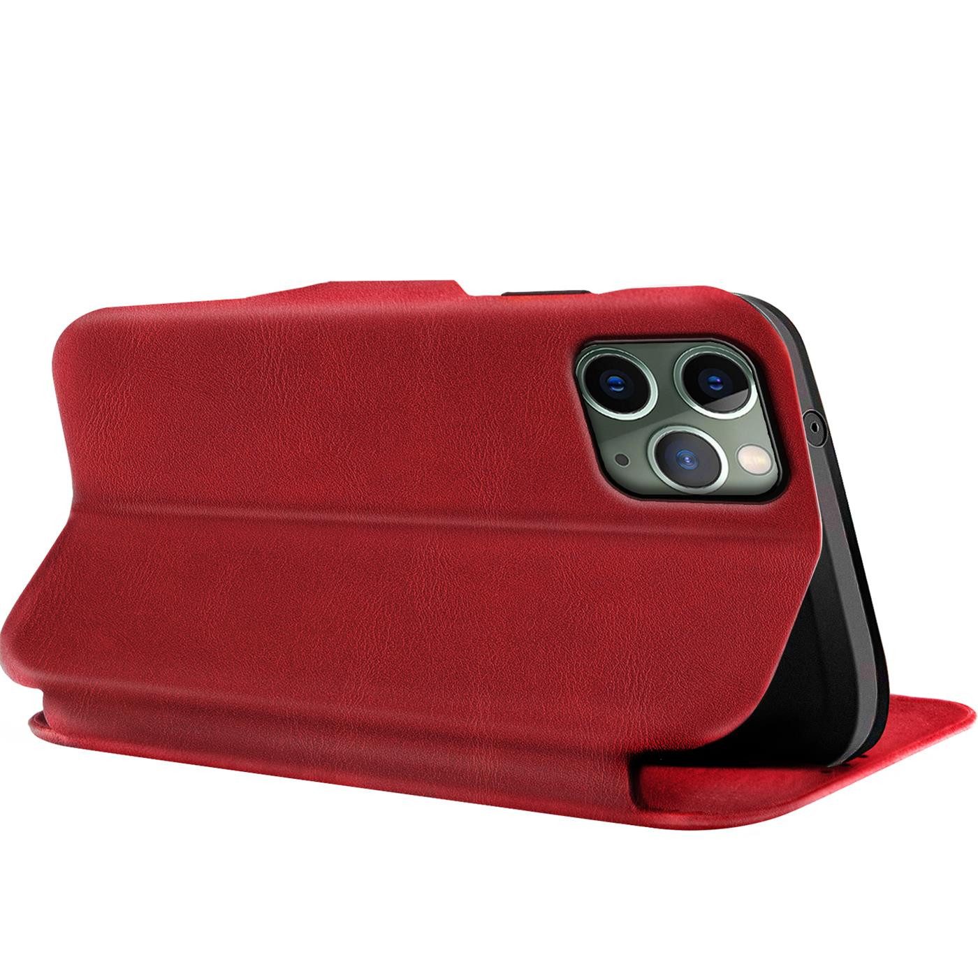 CoolGadget Handyhülle Premium Klapptasche Wallet Case für Apple iPhone 11 Pro 5,8 Zoll, Handy Tasche mit Kartenfach Book Schutzhülle
