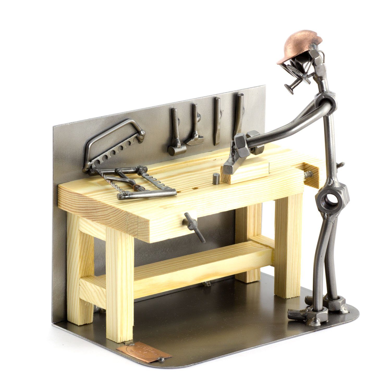 Steelman24 Dekofigur Tischler