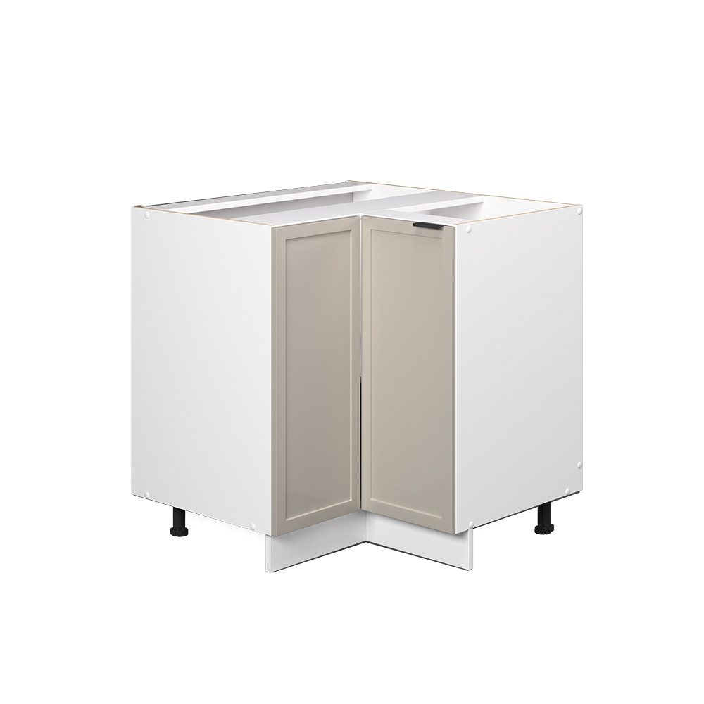 Vicco Eckunterschrank Fame-Line, GrauBeige/Weiß, 80.5 cm günstig online kaufen