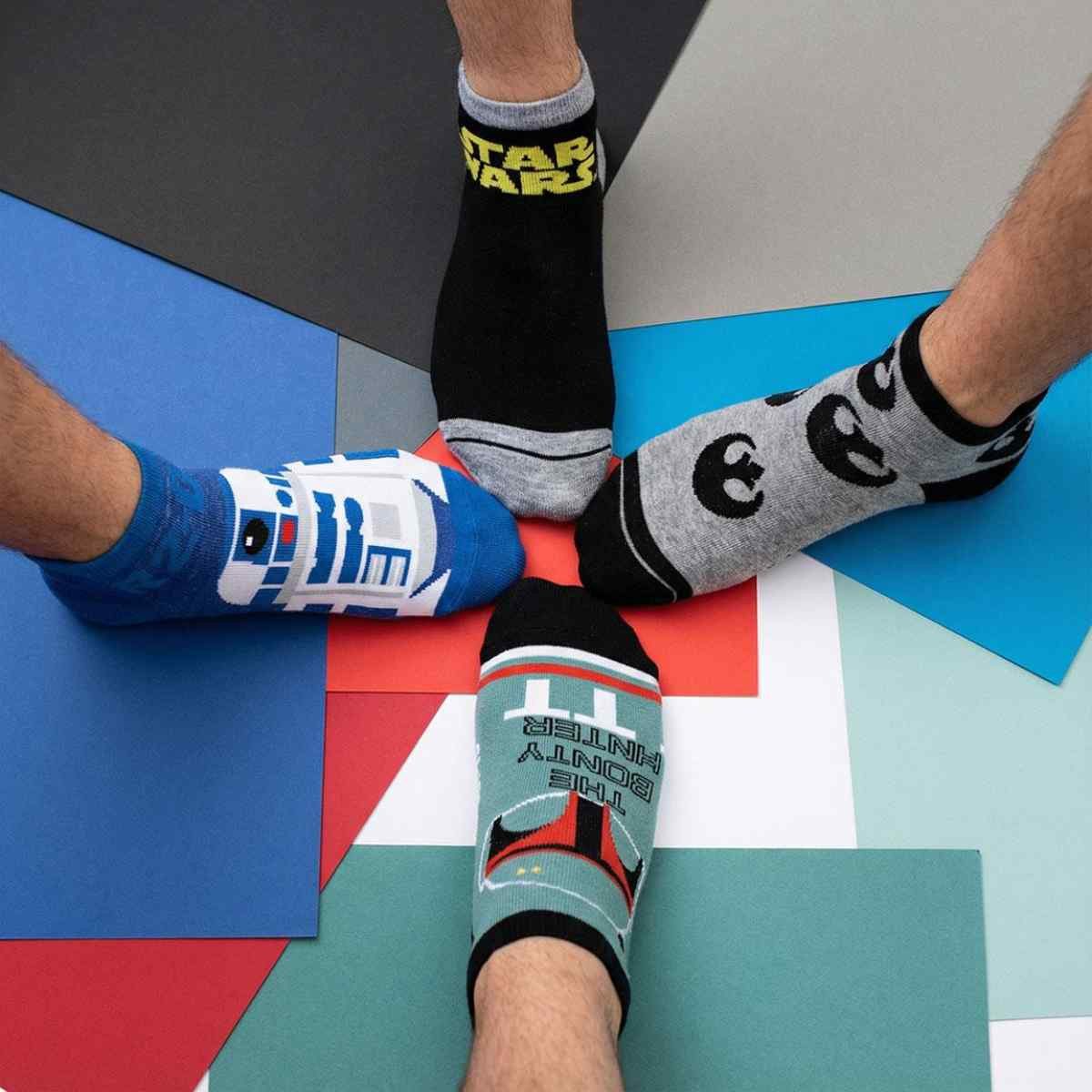 Star Wars Sportsocken Erwachsene Socken 12er Pack Lifestyle Design Größe 38-45 (12-Paar)
