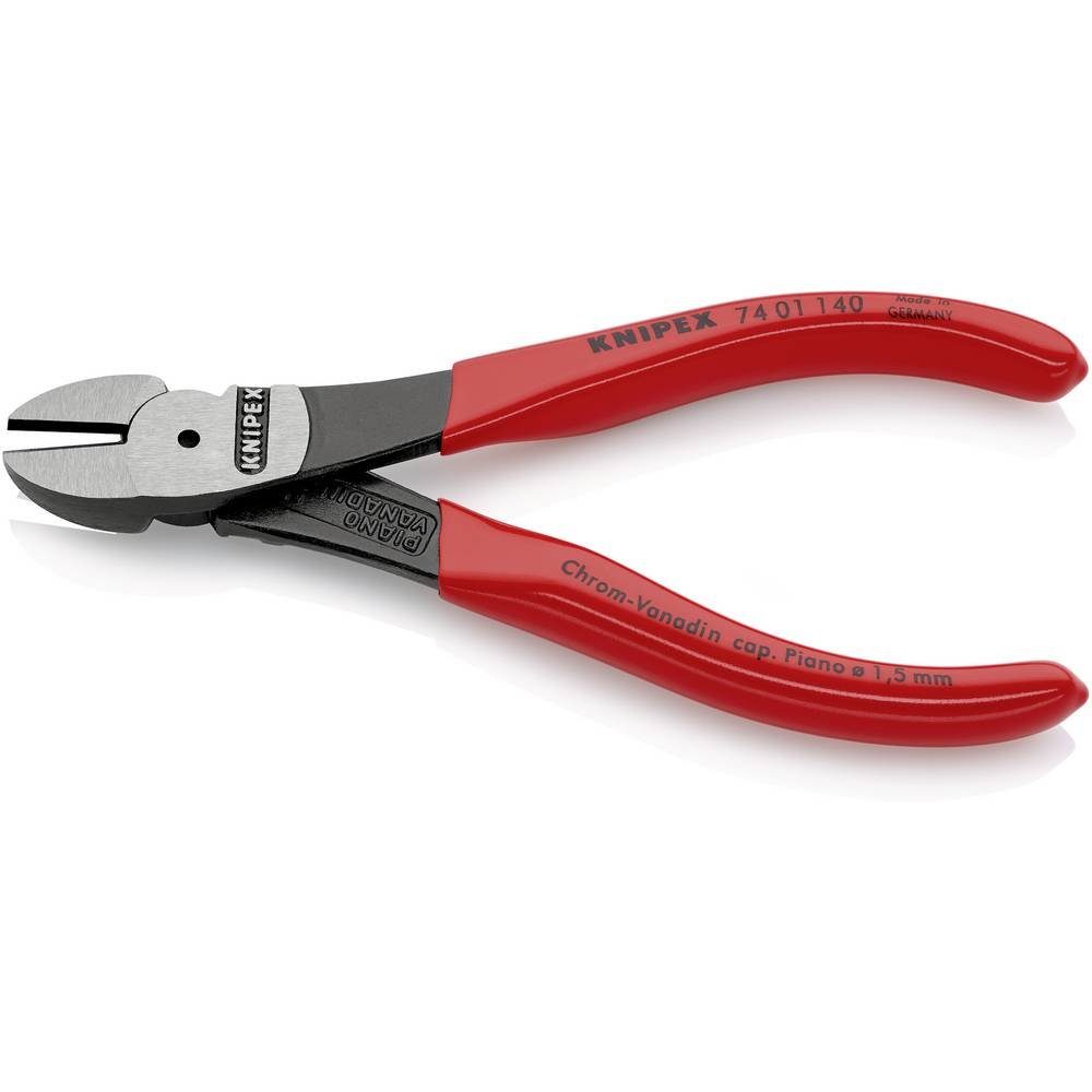 Knipex Seitenschneider Kraft-Seitenschneider 74 01 140, mit Facette – Bild 4 von 5