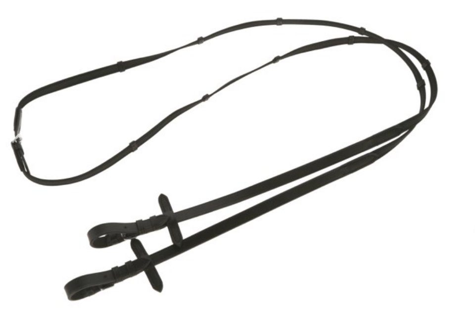 Zügel Gummizügel AntiSlip 3 m schwarz 15 mm Full 3222117