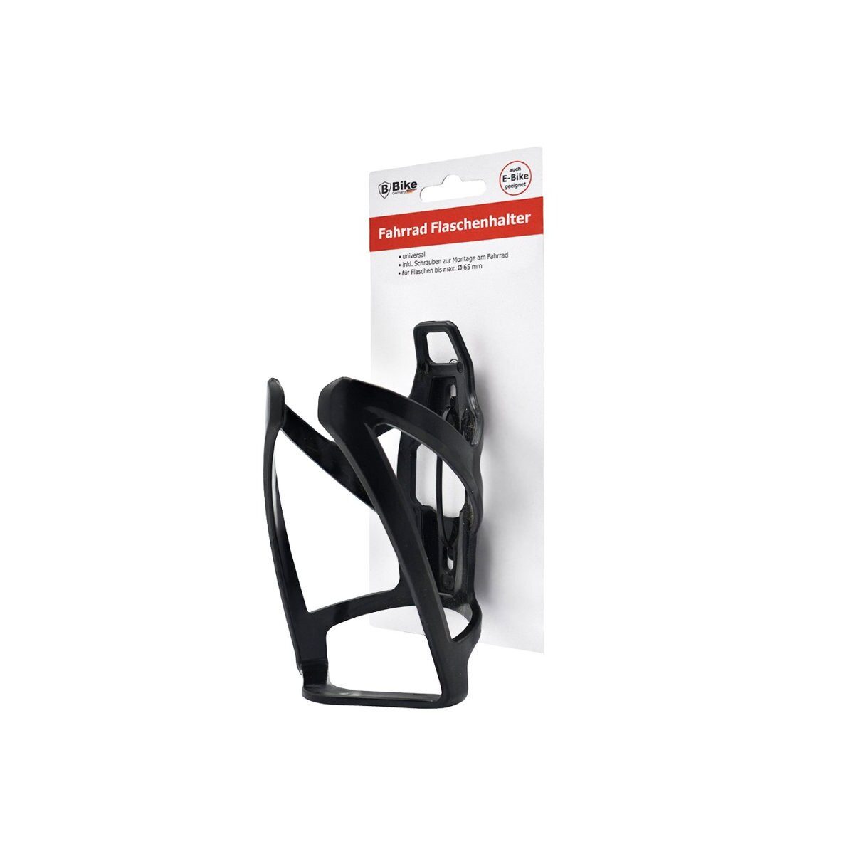 B-Bike Fahrrad-Flaschenhalter 36358, (1-St), Universeller Flaschenhalter für sicheren Halt während der Fahrt