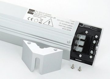 Die Bold GmbH Unterschrankleuchte Dante, LED fest integriert, Neutralweiß, 25.000 Stunden Lebensdauer