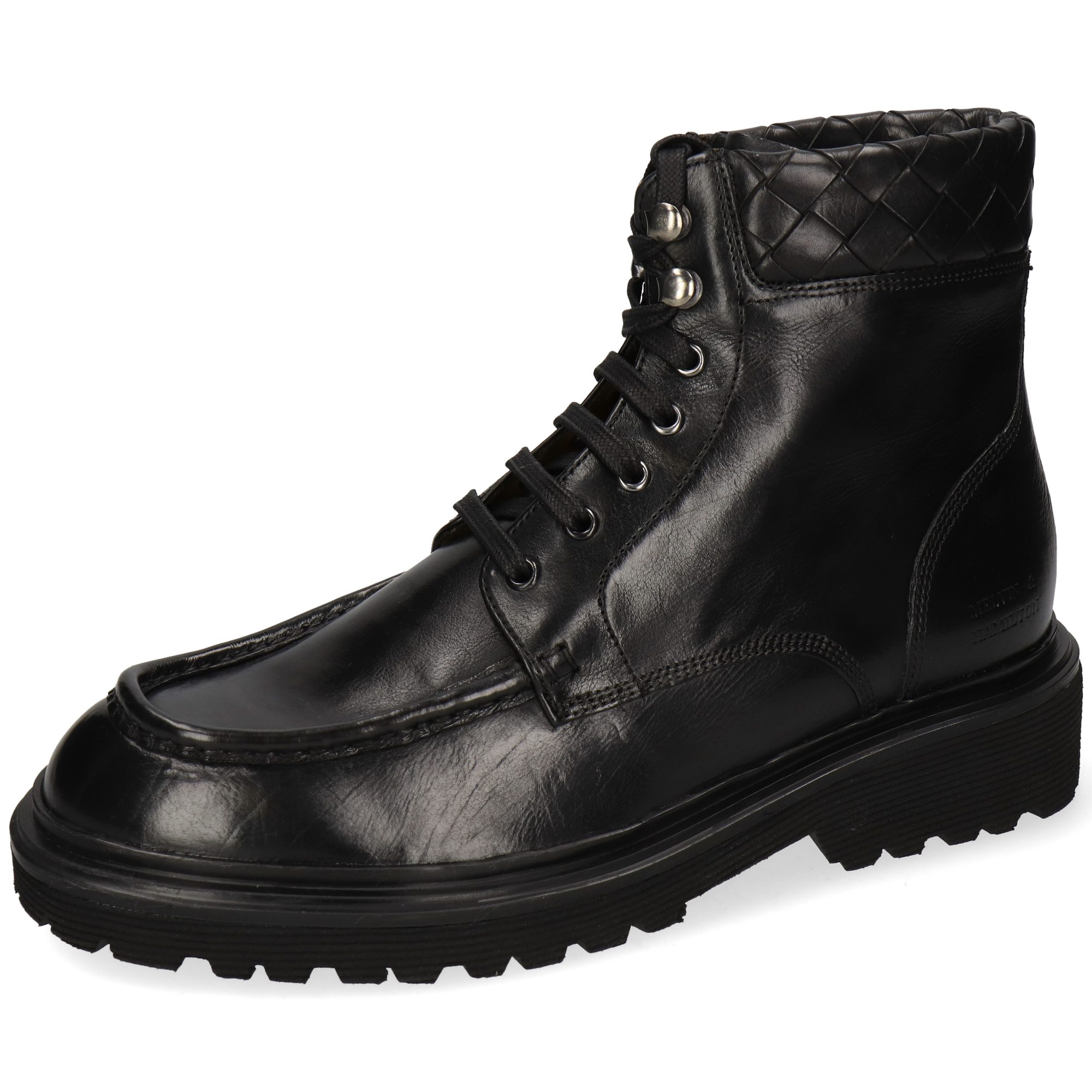 Melvin & Hamilton Matteo 14 Leder-Stiefeletten für Herren Stiefelette Flache Absätze, Echtes Leder, Vegetabile Gerbung