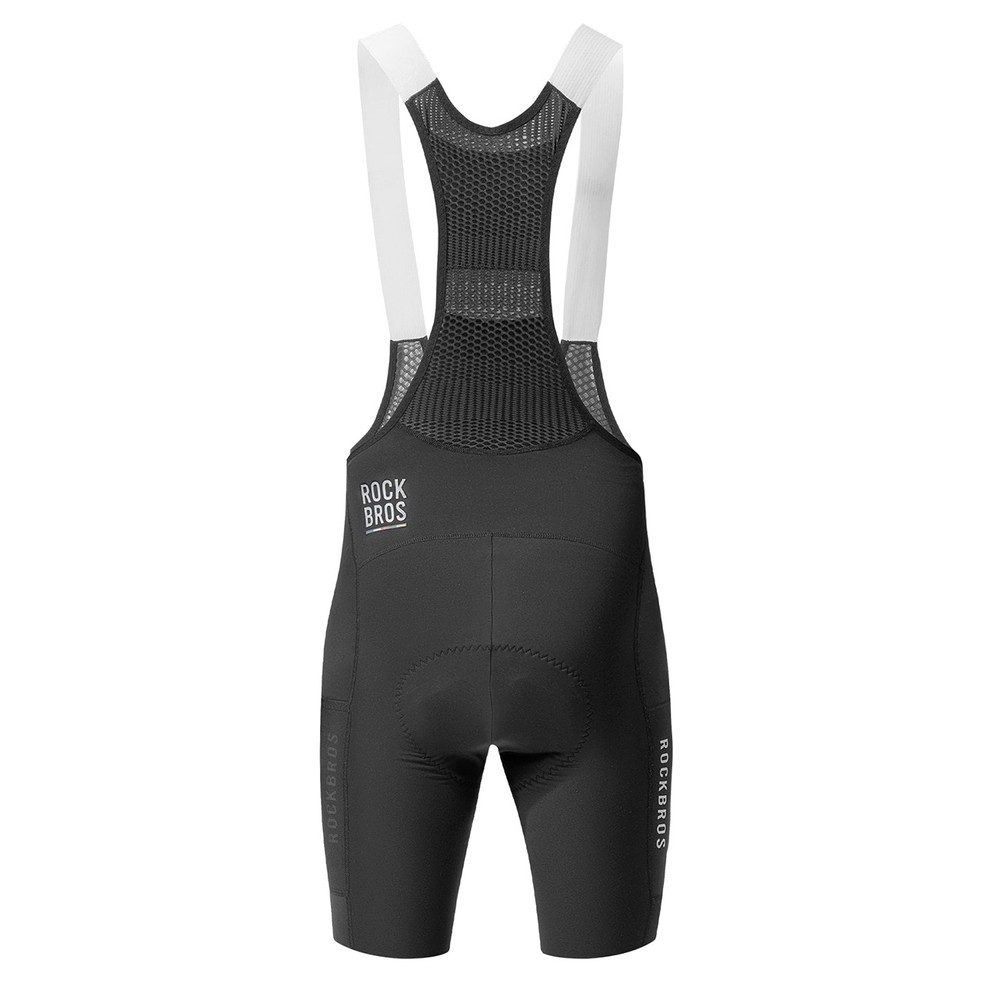 ROCKBROS Radhose Radträgerhose Radlerhose Sitzpolster (Spar-Set, 1-tlg) Sitzpolster, atmungsaktiv, Taschen, reflektierend