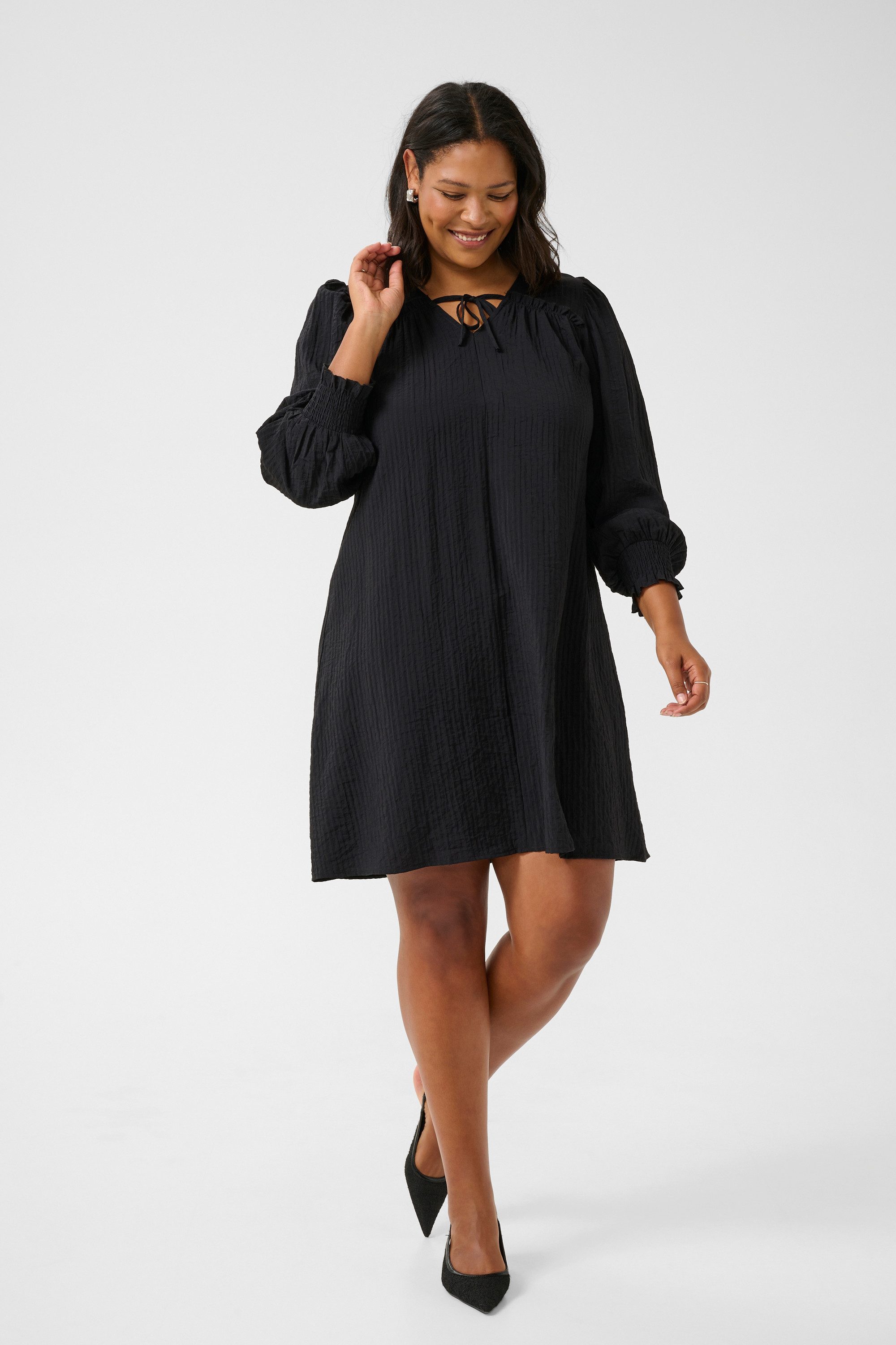 KAFFE Curve Blusenkleid Kleid KClinna Große Größen günstig online kaufen