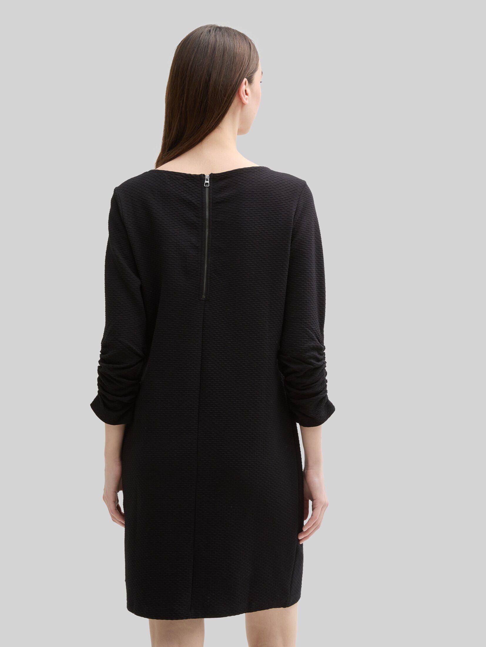 TOM TAILOR Denim Sommerkleid Kleider & Jumpsuits Mini-Kleid mit 3/4 Arm