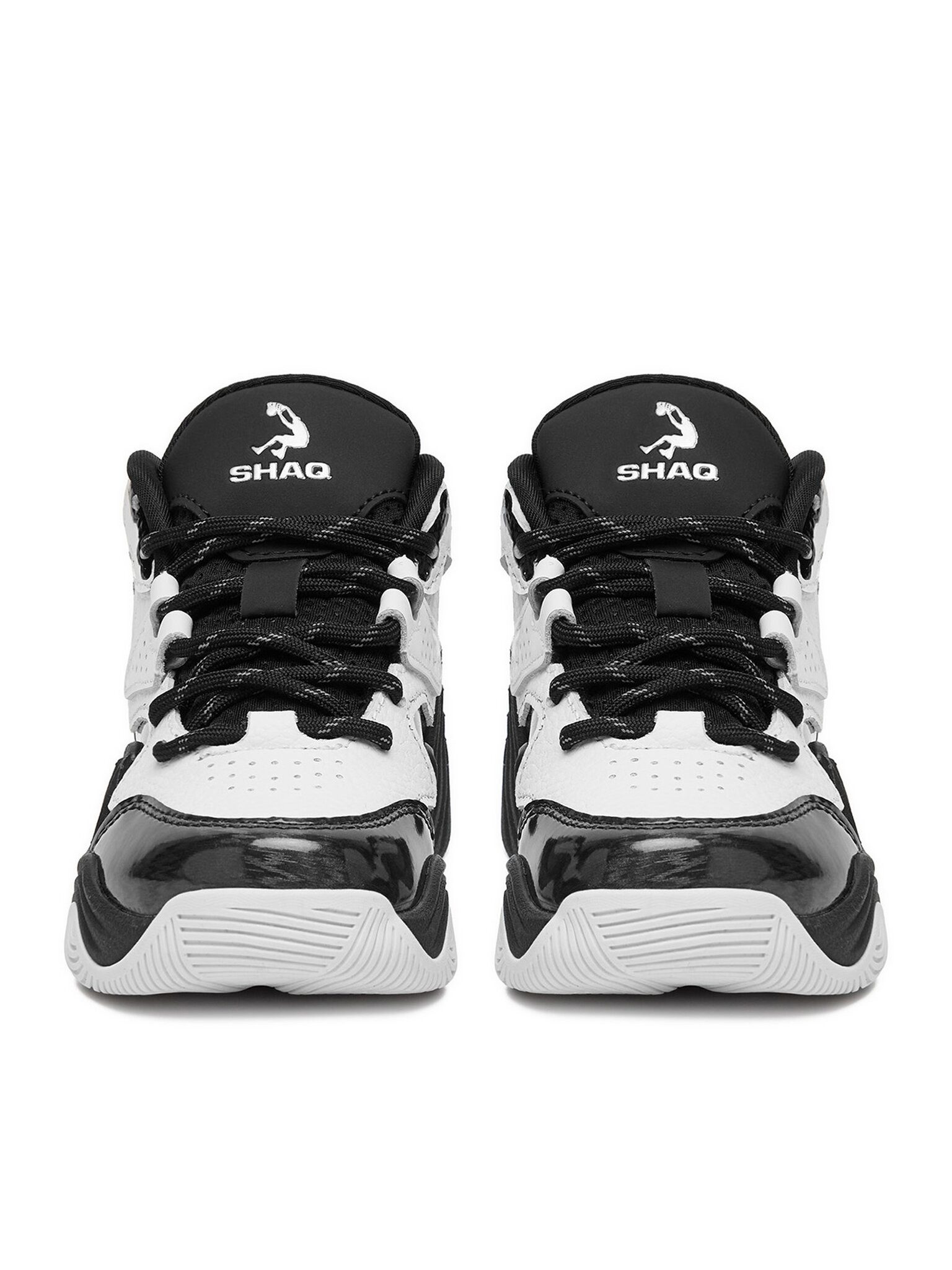 Shaq Shaq Basketballschuhe Junge Schwarz SHAQ-EO-JUGERNAUT AQ95041Y-BW Weiß Basketballschuh