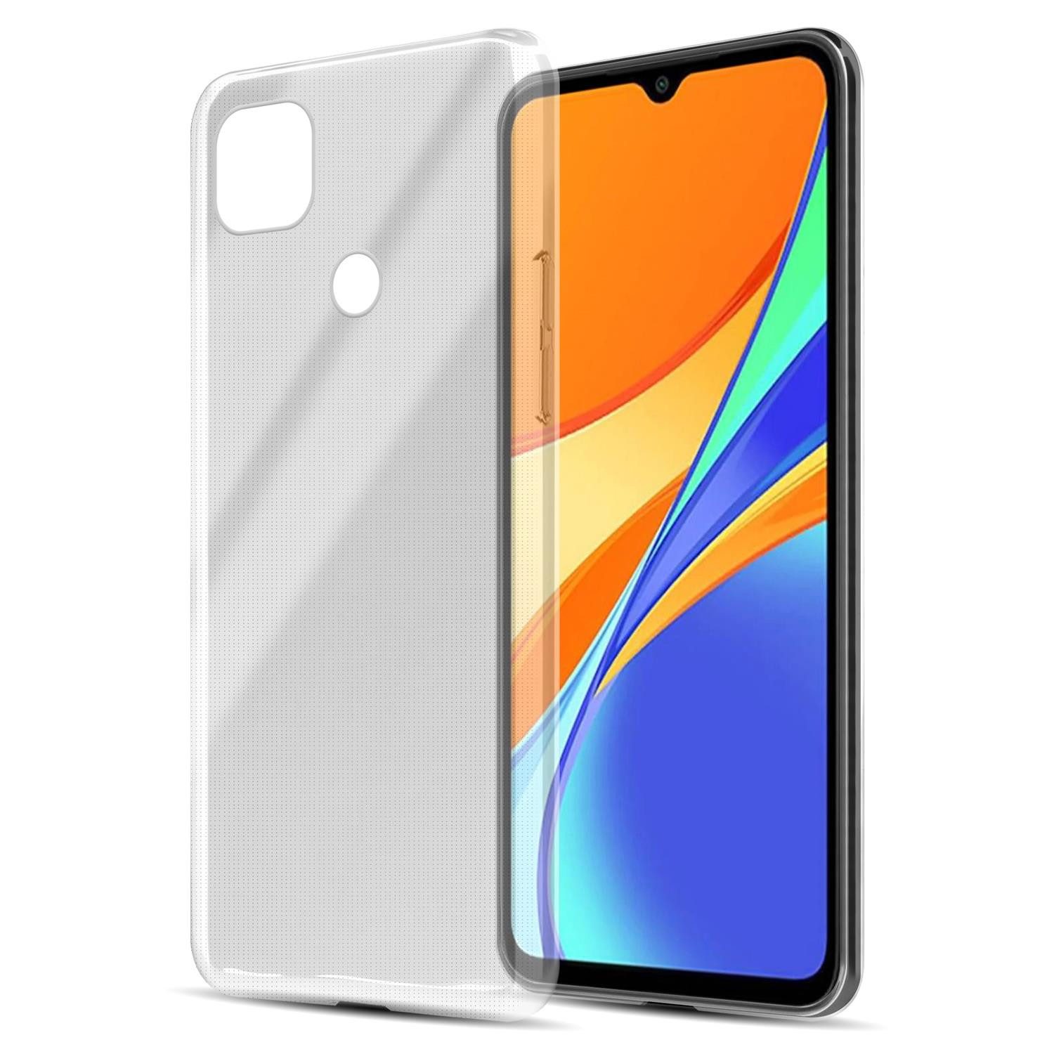 Cadorabo Handyhülle für Xiaomi RedMi 9C Hülle Xiaomi RedMi 9C, Hülle TPU Silikon Handy Schutzhülle Slim Transparent Case Cover