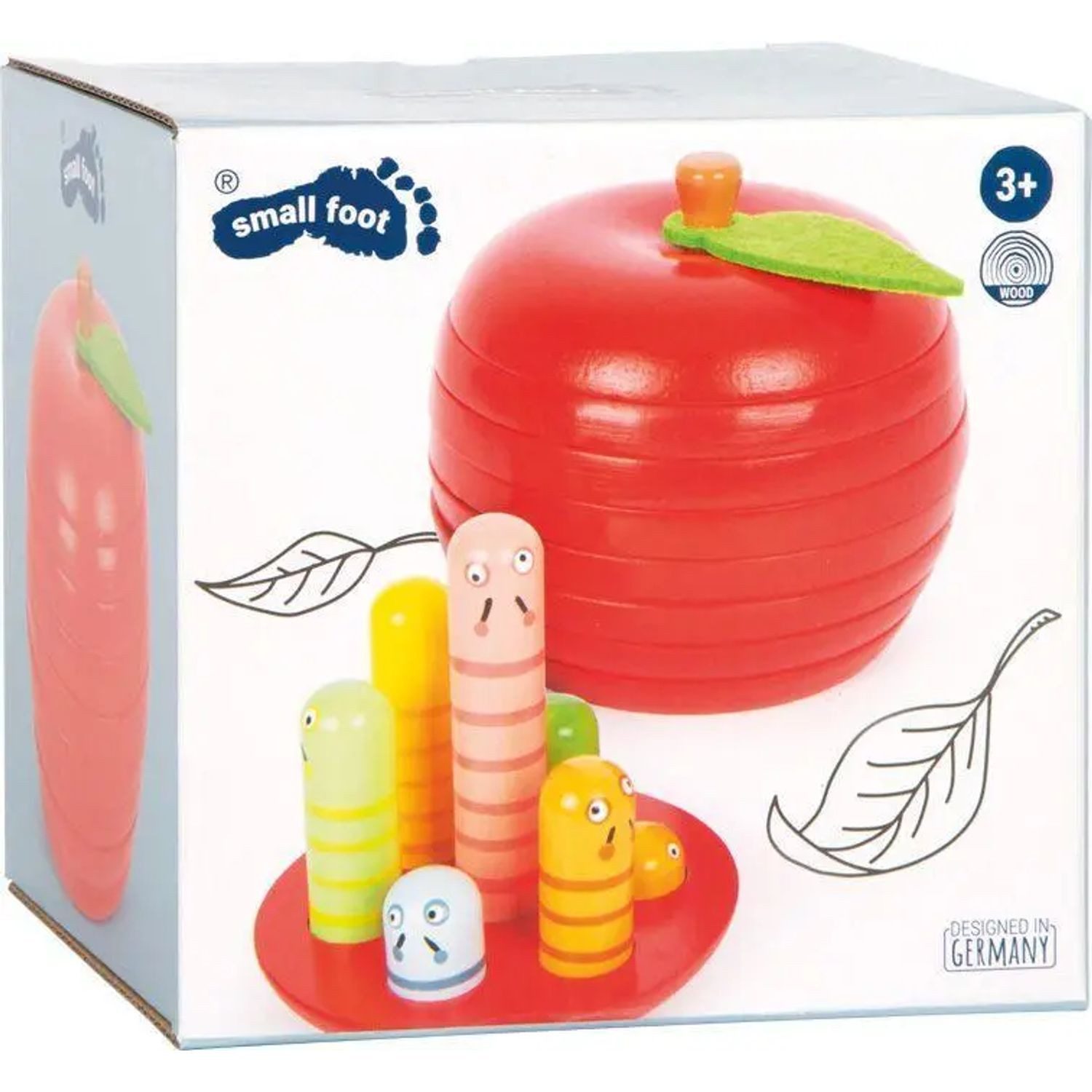Small Foot Spiel Lernspiel Logisteck Apfel