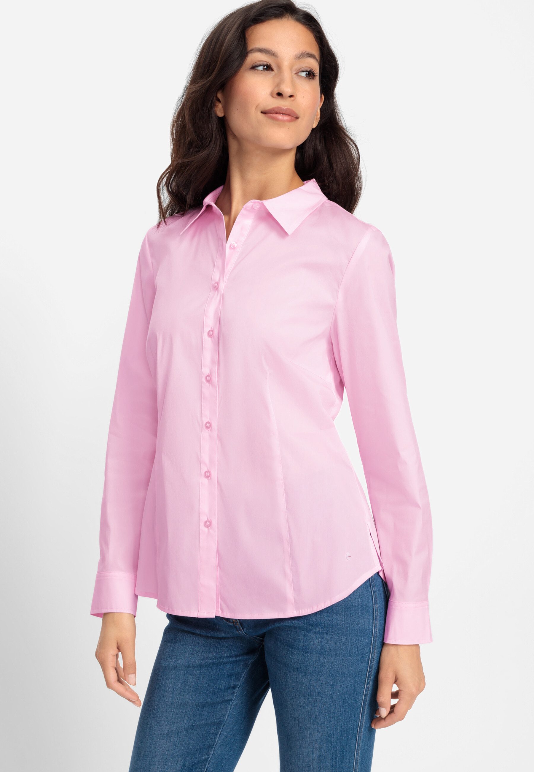 Olsen Hemdbluse mit Knopfleiste