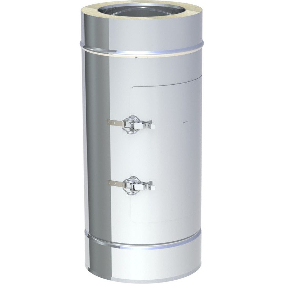 Jeremias Schornstein DW-FU Ø 150 mm Revisionselement Design Plus, für Außenbereich, Ø 150 mm