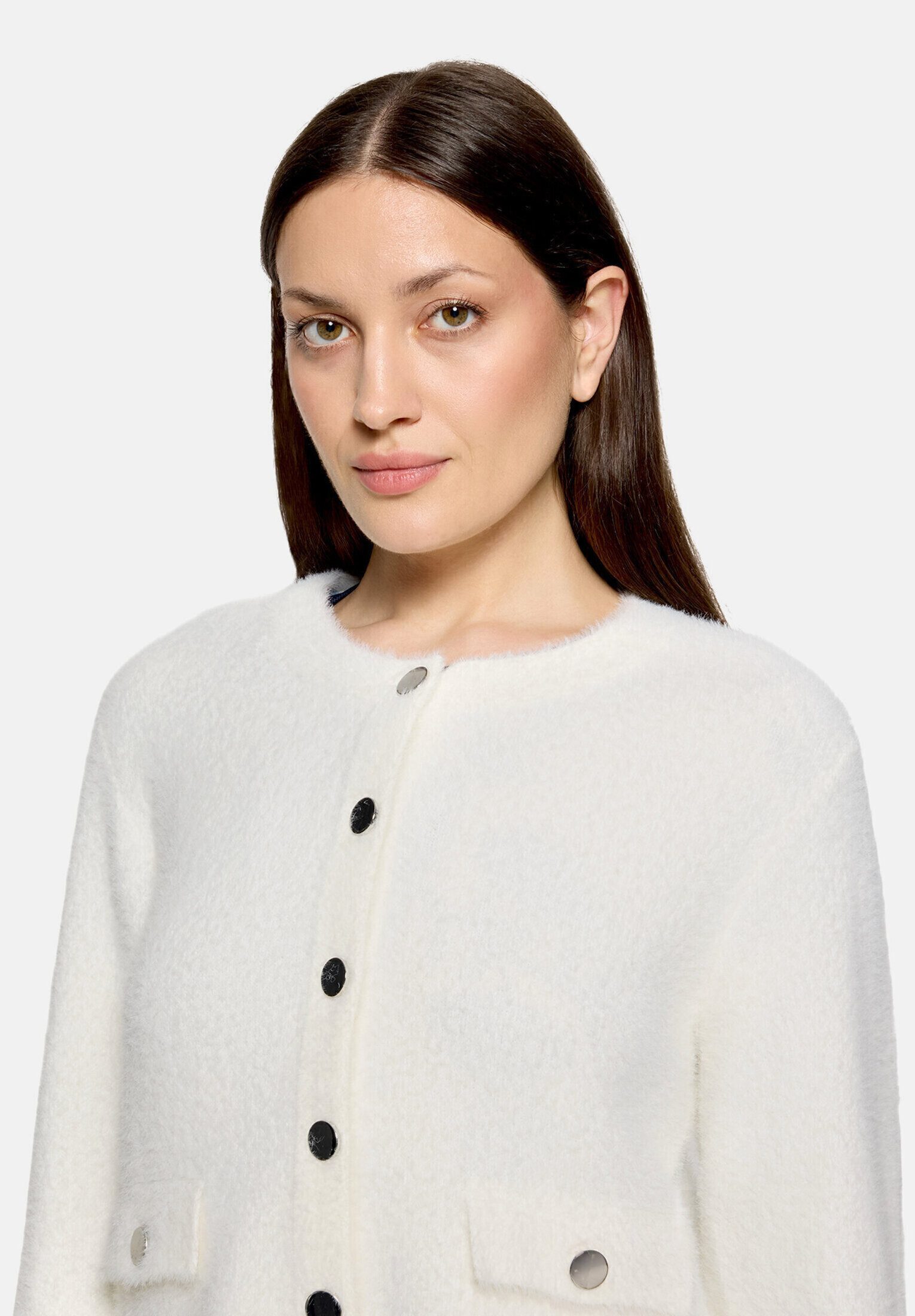 Betty Barclay Strickjacke Damen mit aufgesetzten Taschen (1-tlg)