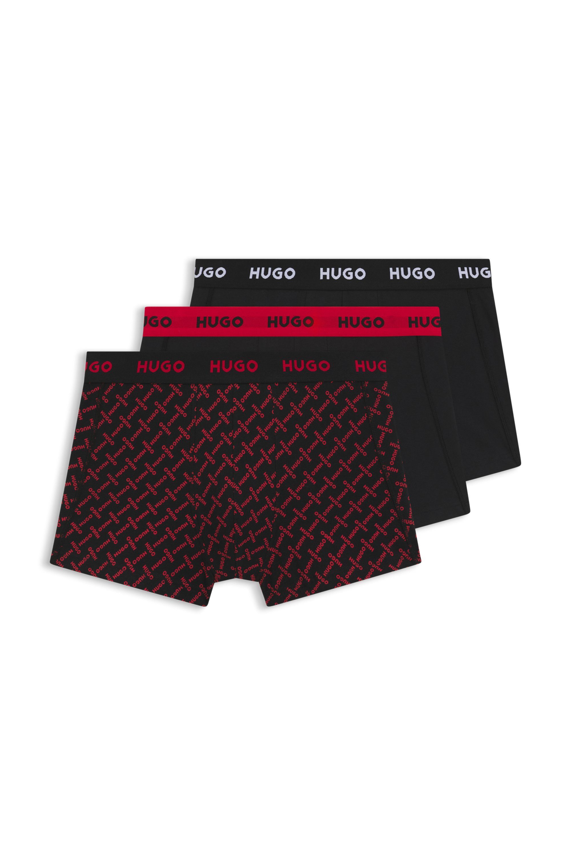 HUGO Trunk TRUNK TRIPLET DESIGN (Packung, 3-St) mit Logobund
