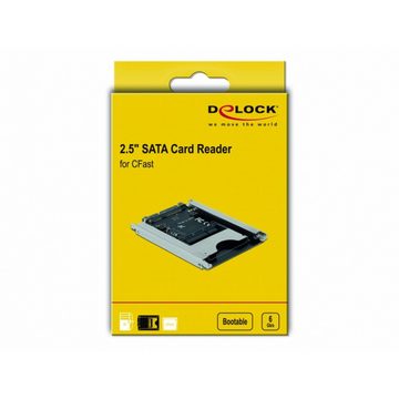 Delock Speicherkartenleser 2.5″ SATA Card Reader für CFast Speicherkarten