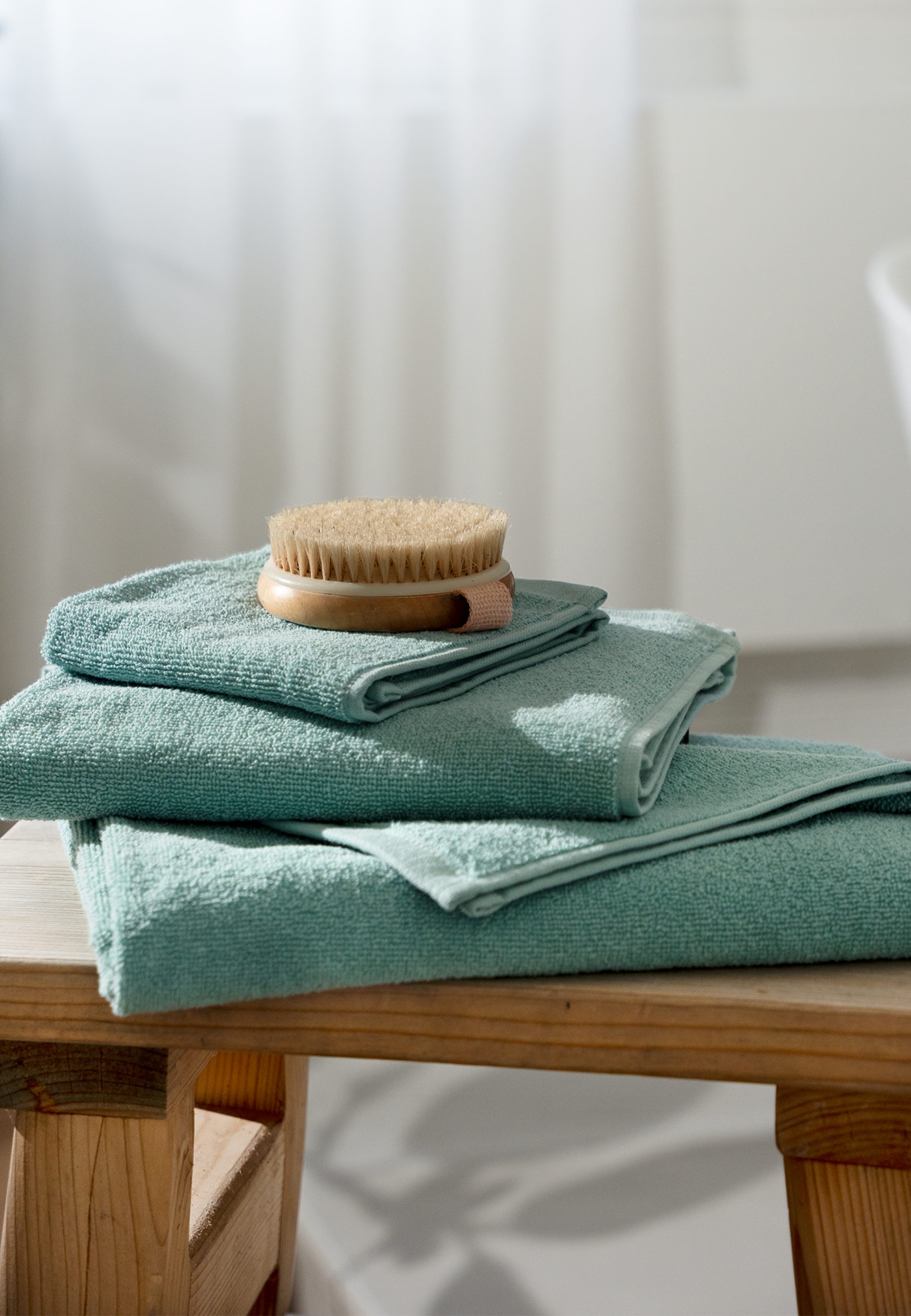 LIVING CRAFTS Badetuch BARI, GOTS zertifiziert