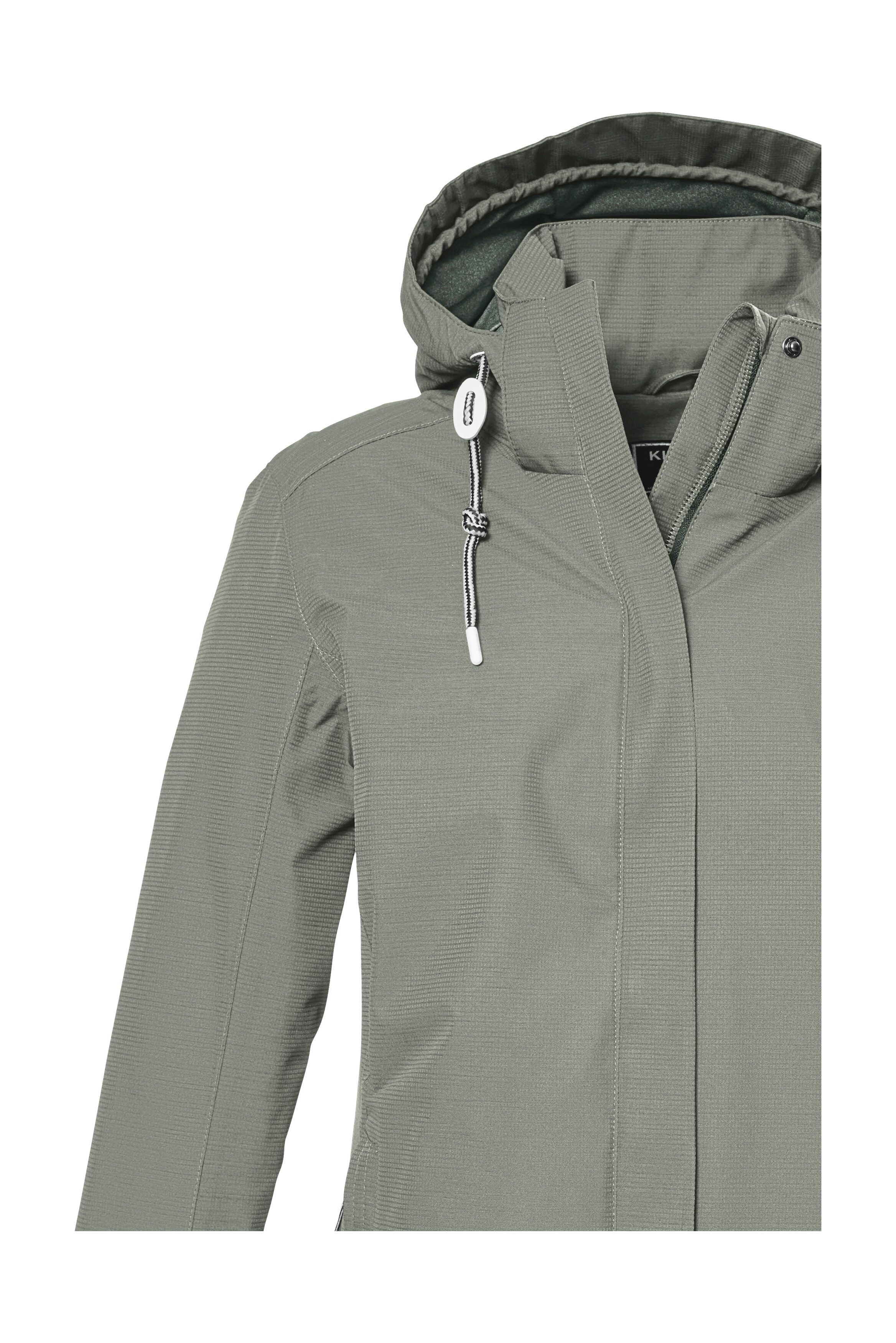 Killtec Outdoorjacke KOS 61 WMN JCKT Funktionsjacke: wasser- und winddicht, atmungsaktiv, abnehmbare Kapuze