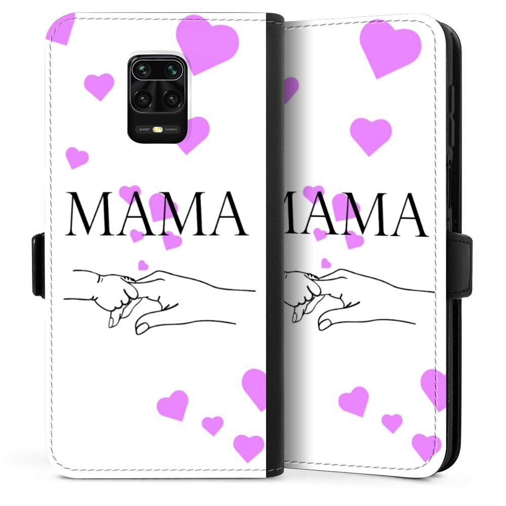 DeinDesign Handyhülle Muttertag Mama Familie Muttertag-Mama und kinder, Xiaomi Redmi Note 9s Hülle Handy Flip Case Wallet Cover