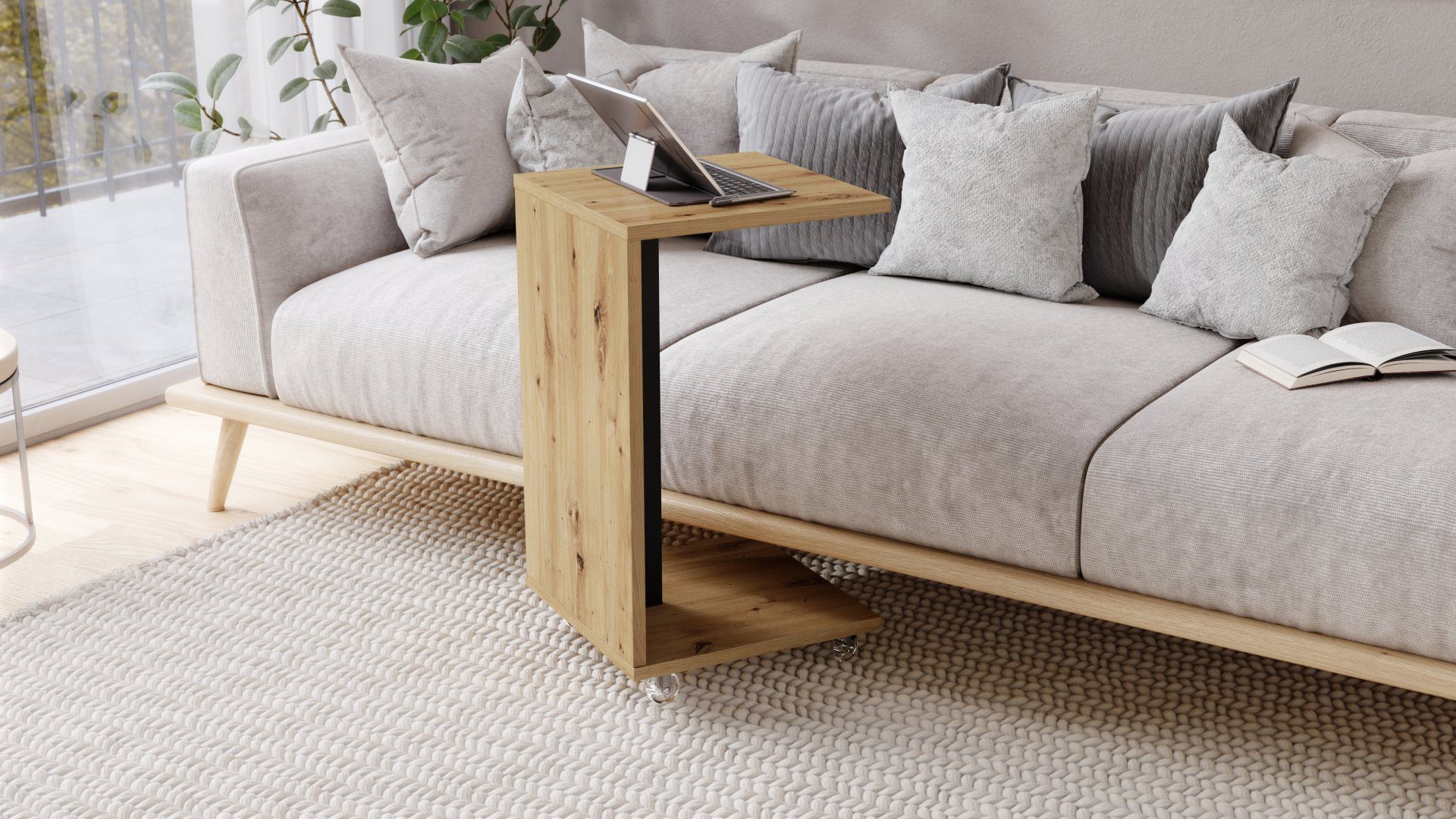 designimpex Beistelltisch Design Hugo Ecktisch Tisch günstig online kaufen