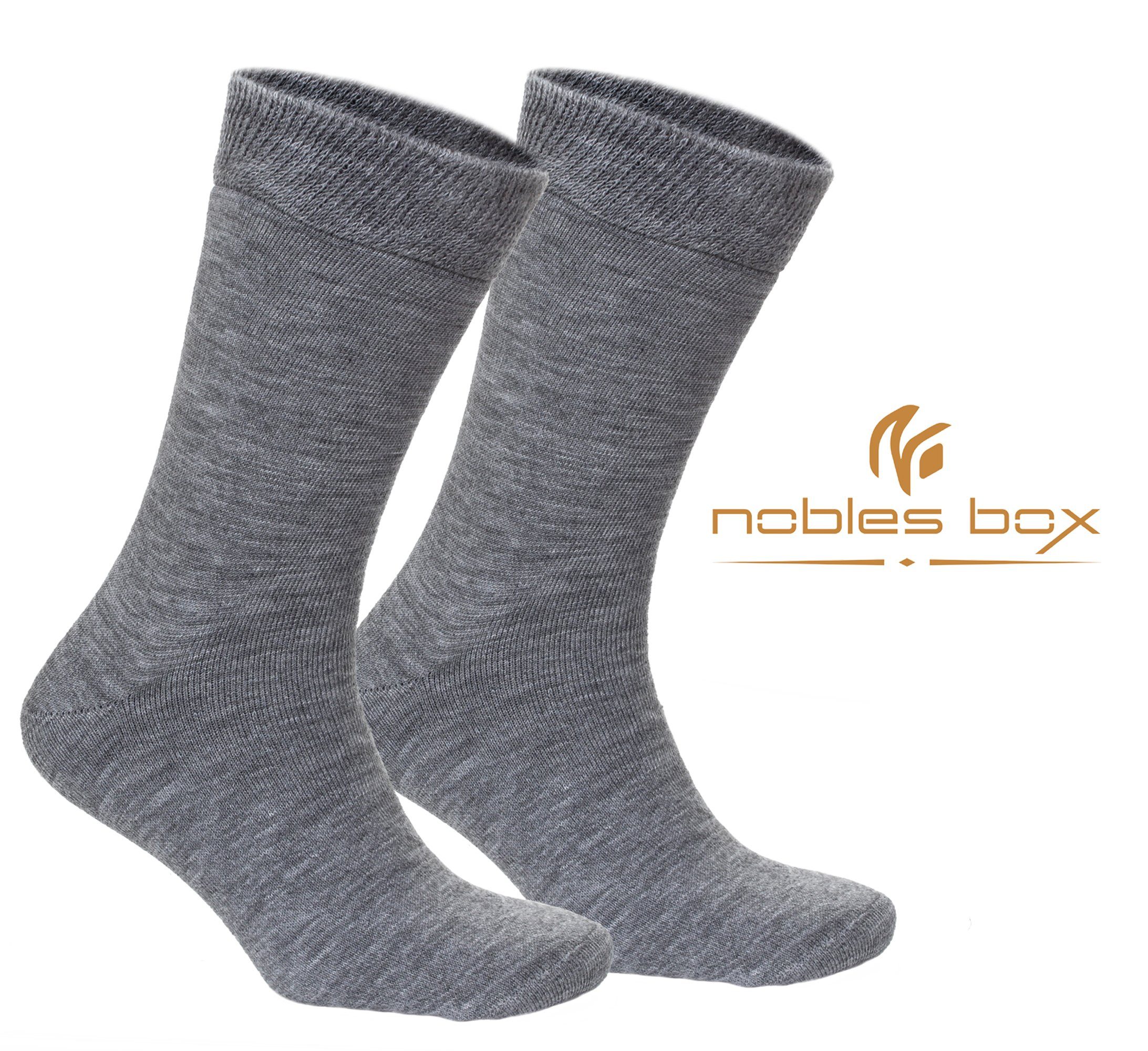 NoblesBox Thermosocken Herren 2-Paar, Herren Warme Herren Größe) 41-45 (Beutel, Arbeitssocken Wintersocken Asorti-5 EU Socken