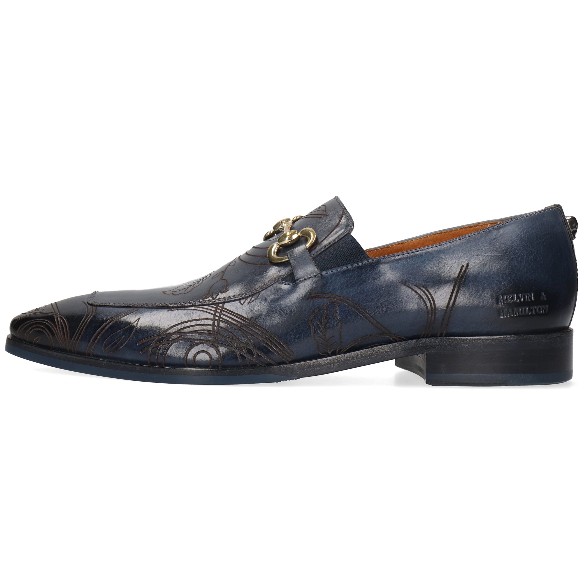 Melvin & Hamilton Elvis 96 Leder-Loafers für Herren Loafer Flache Absätze, Echtes Leder, Vegetabile Gerbung