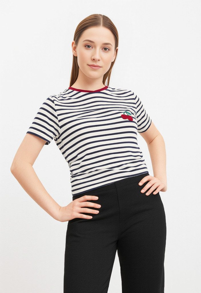 ONLY Kurzarmshirt ONLHEART LIFE S/S TEE JRS NOOS