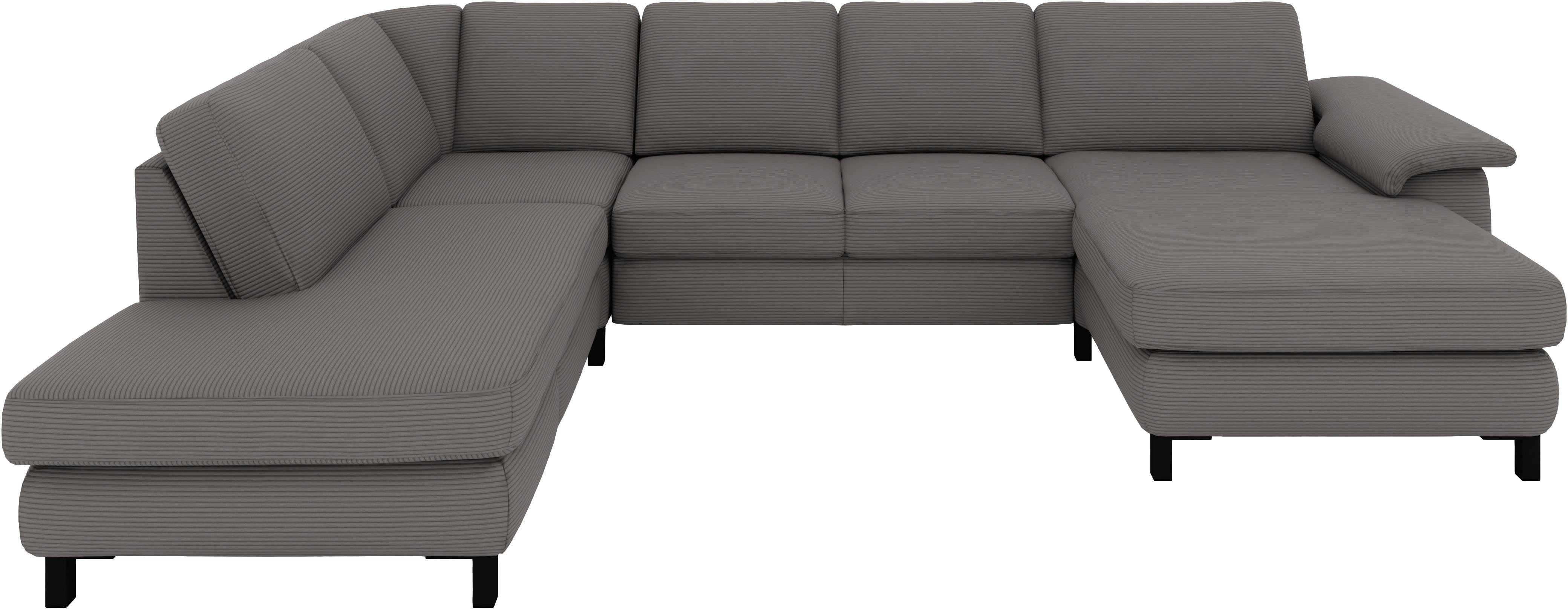 Musterring Ecksofa MR365, 3 Teile, Mit gerundeter 29 cm Armlehne, Material/Funktion wählbar, 327 x 219 cm