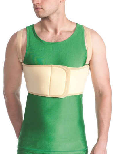 MedTex Rücken Stützgürtel Herren Bandage Brustkorb Fixierung Rücken Brust Gurt MT4301, Fixierung