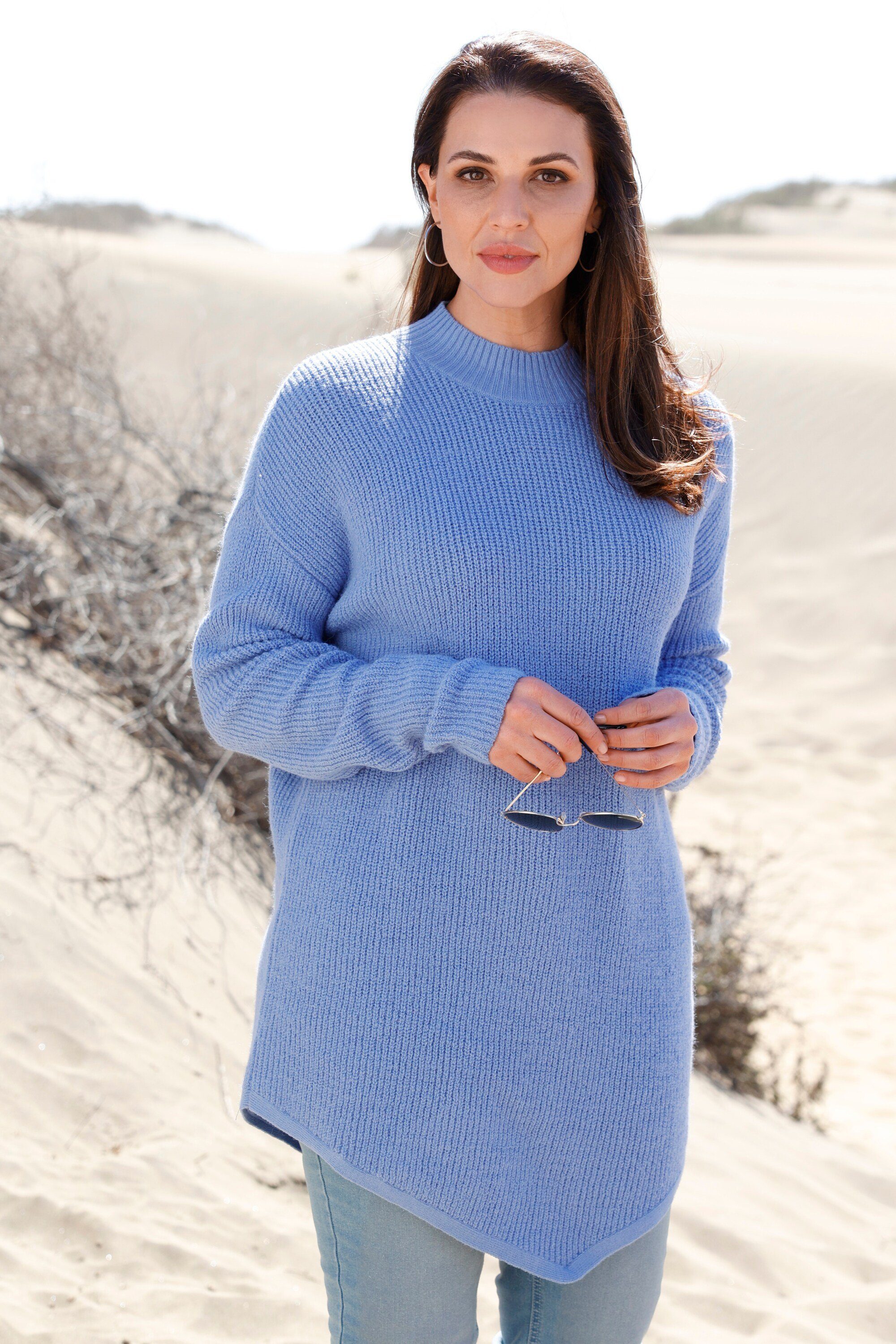 Saodimallsu Damen Pullover Bauchfrei – Kurz, Rippstrick, Rundhals, Langarm, Weicher Strick Für Herbst & Winter