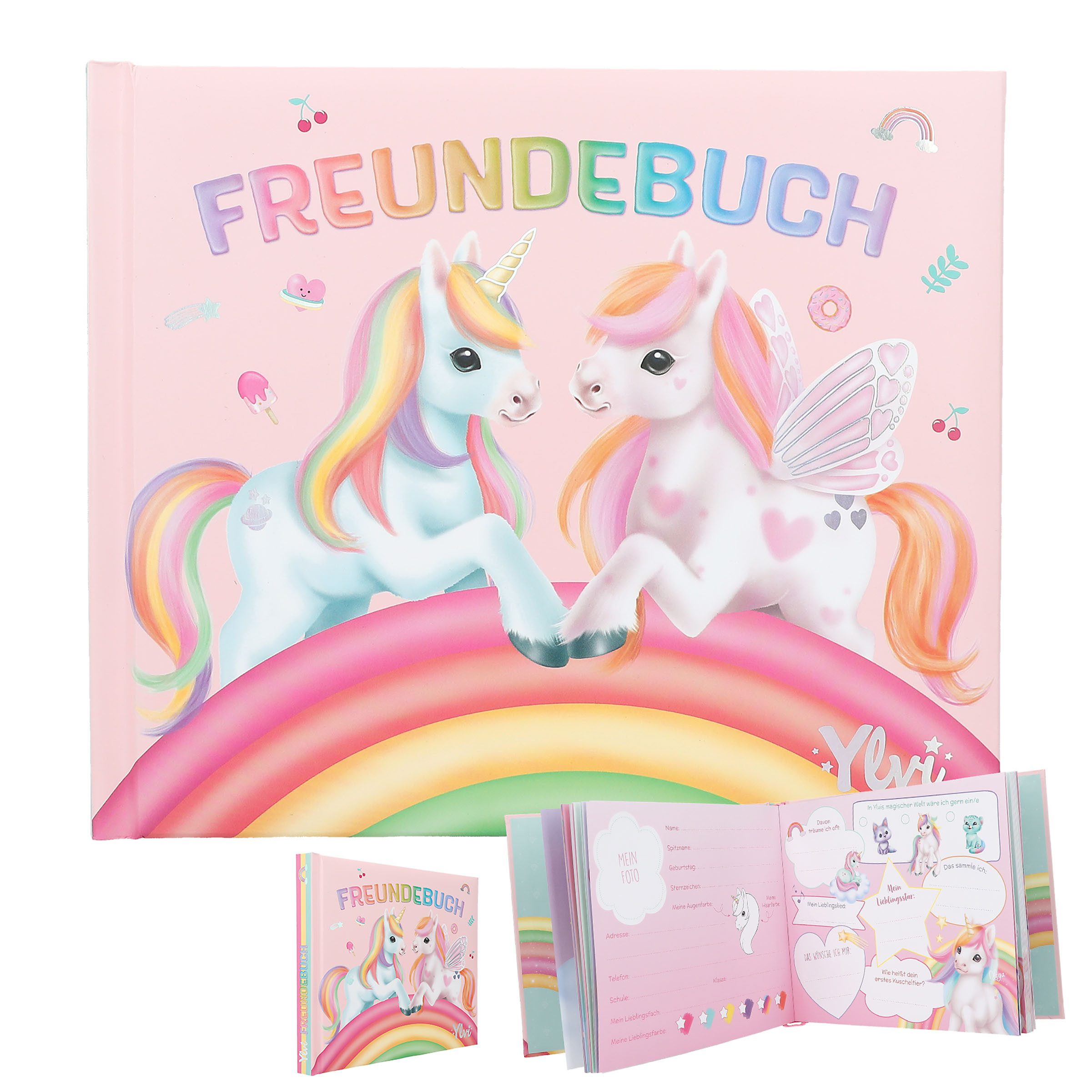 Poesiealbum Depesche Ylvi Freundebuch 17,5x21x1,5cm